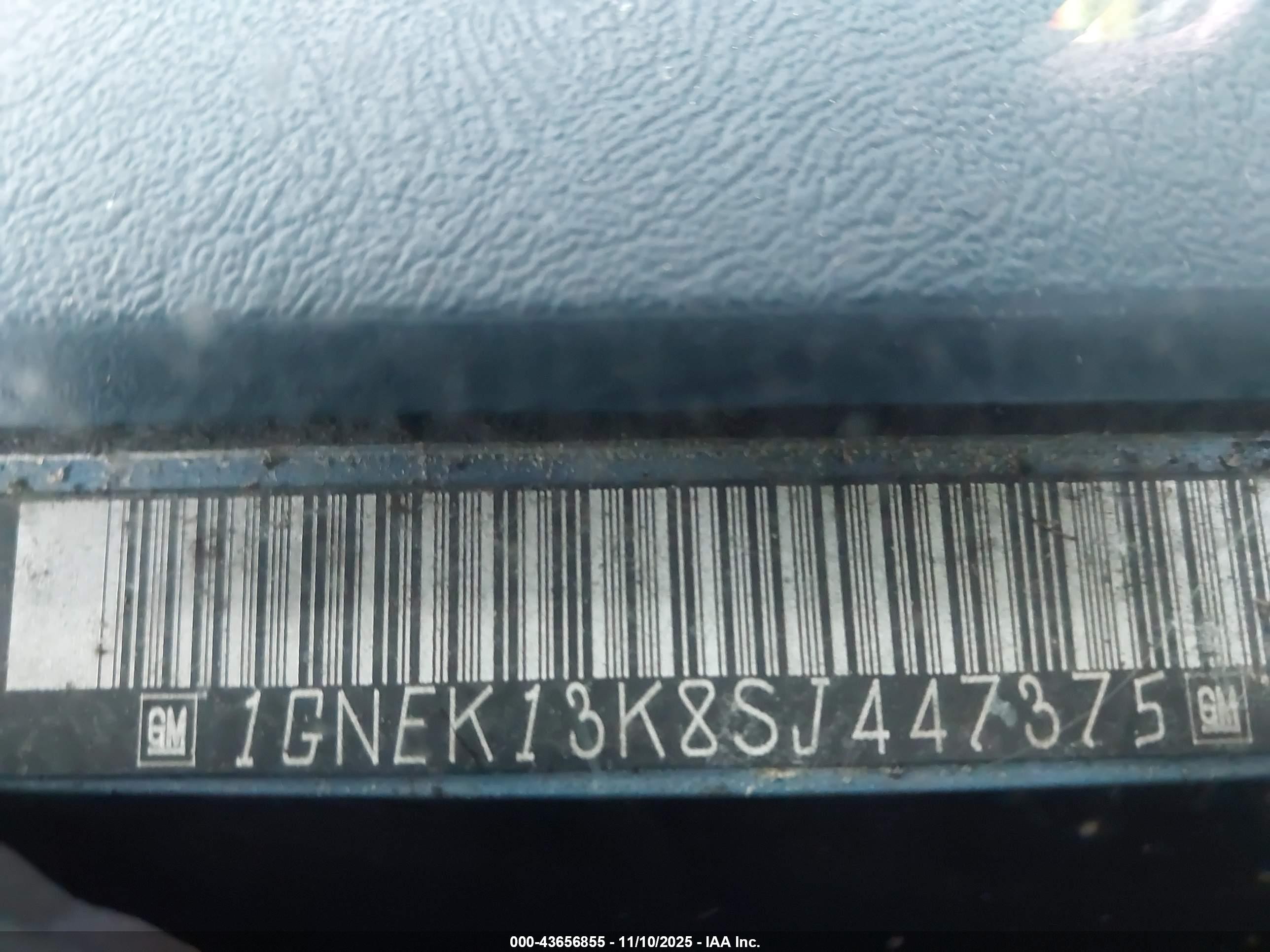 1995 Chevrolet Tahoe K1500 Синий vin: 1GNEK13K8SJ447375