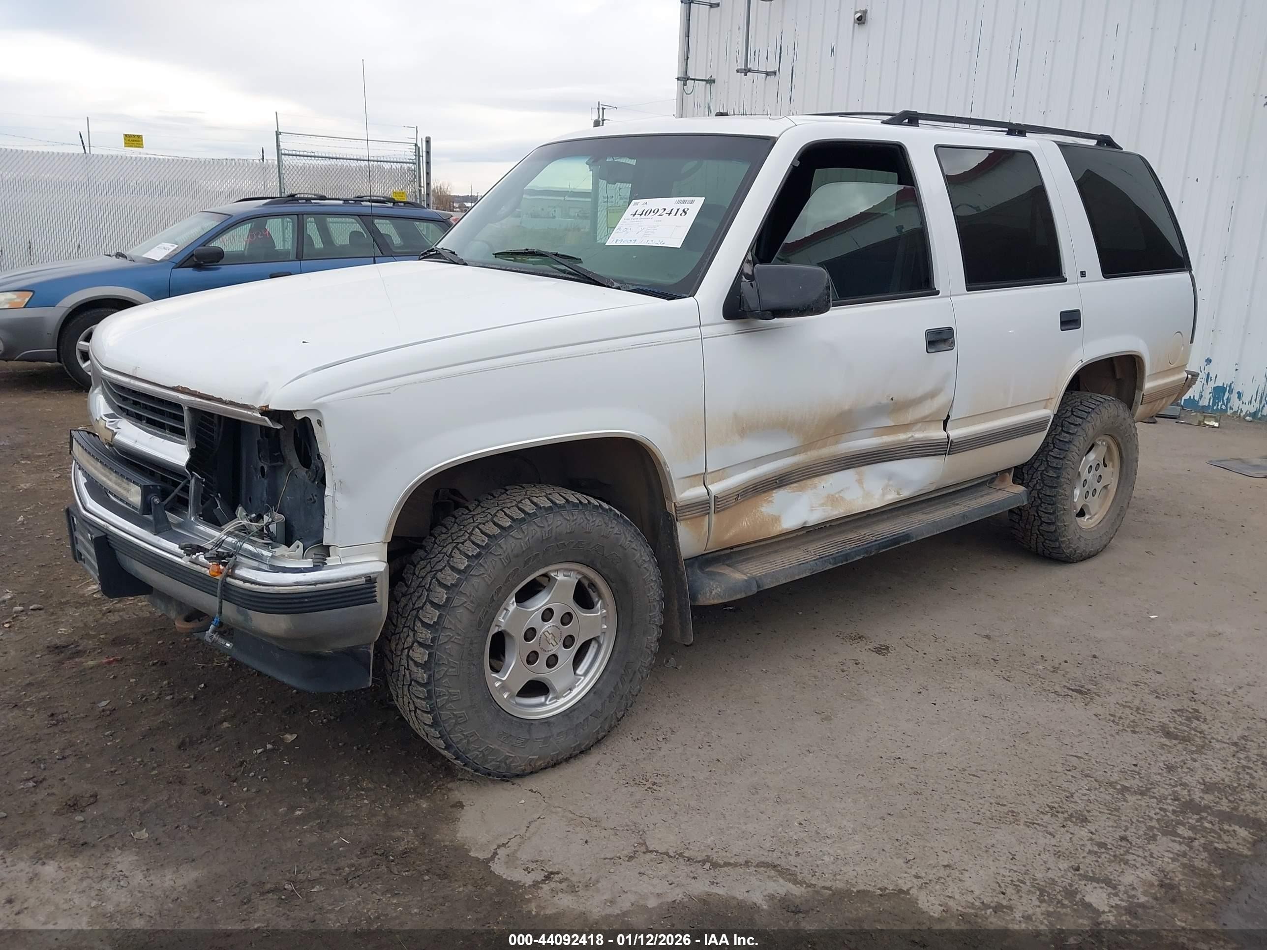 1995 Chevrolet Tahoe K1500 White vin: 1GNEK13K8SJ462104