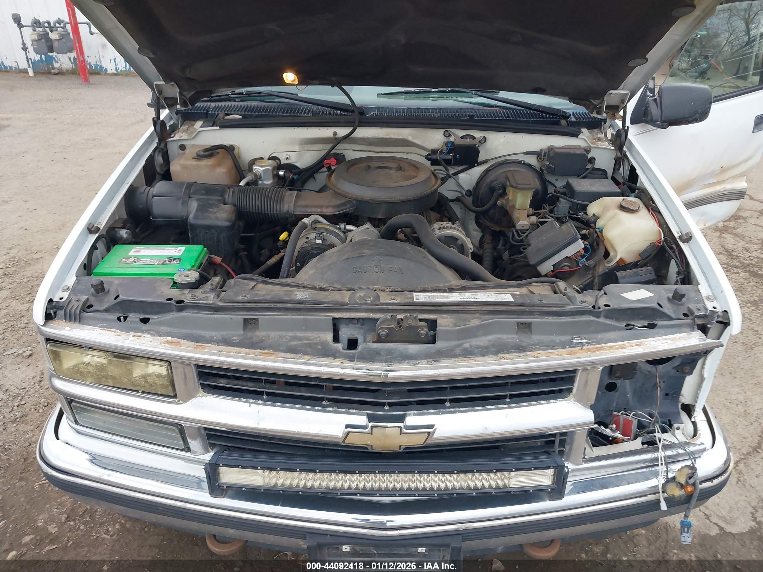 1995 Chevrolet Tahoe K1500 White vin: 1GNEK13K8SJ462104
