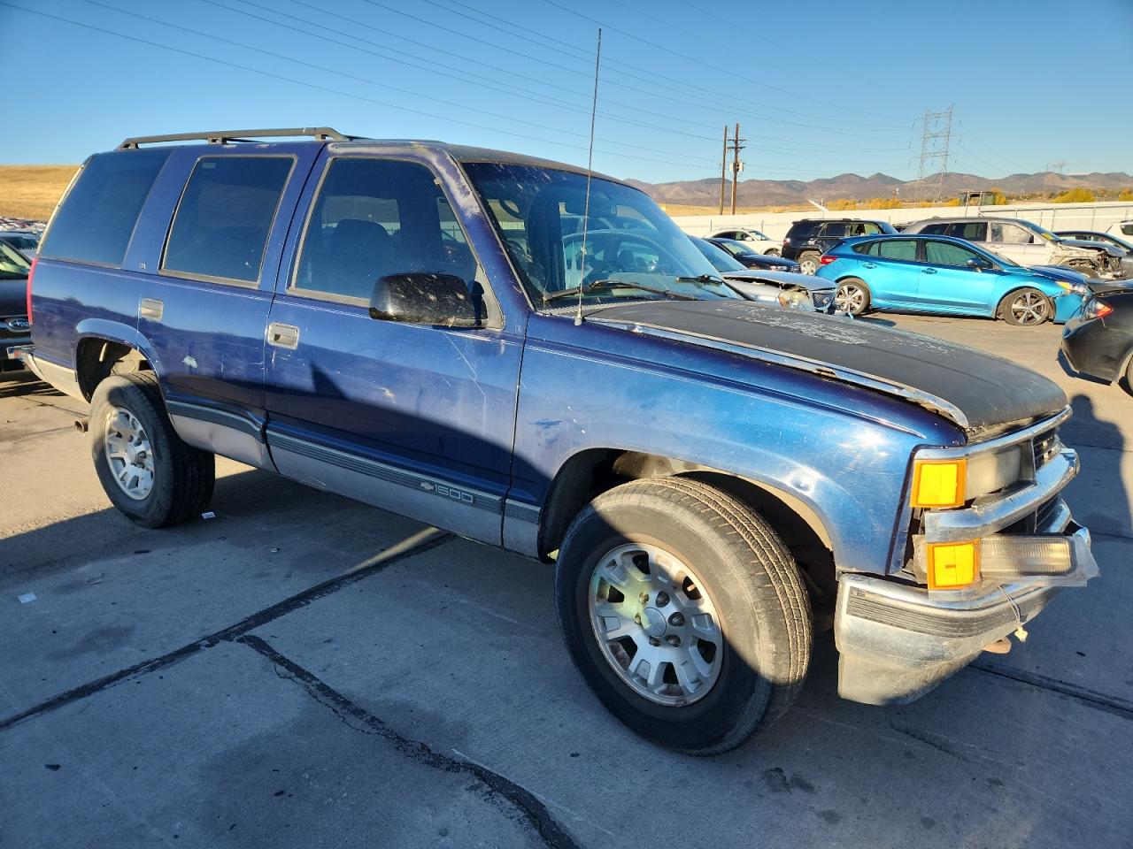 1995 Chevrolet Tahoe K1500 Синий vin: 1GNEK13KXSJ421909