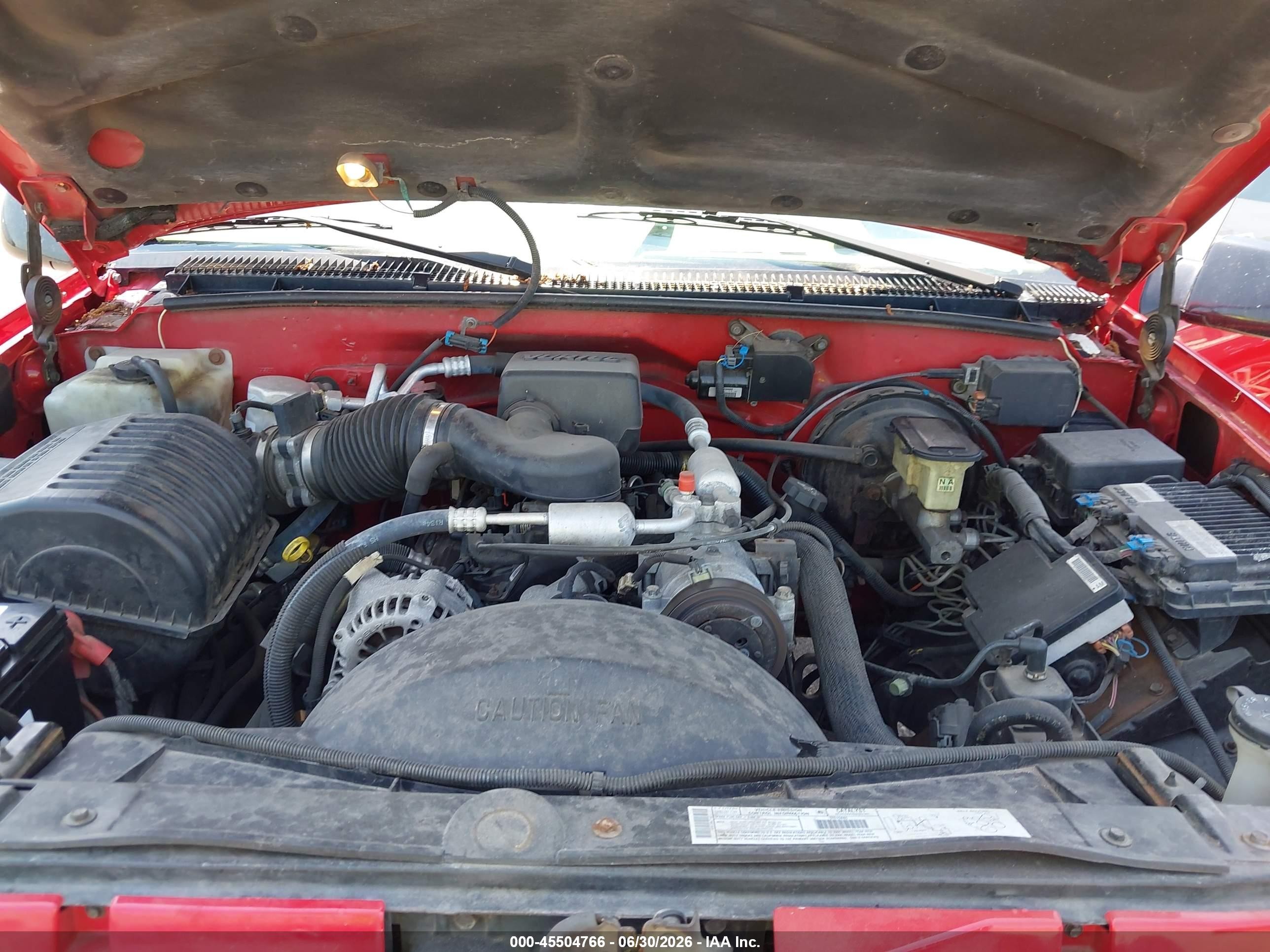 2000 Chevrolet Tahoe Z71 Red vin: 1GNEK13R0YR120671