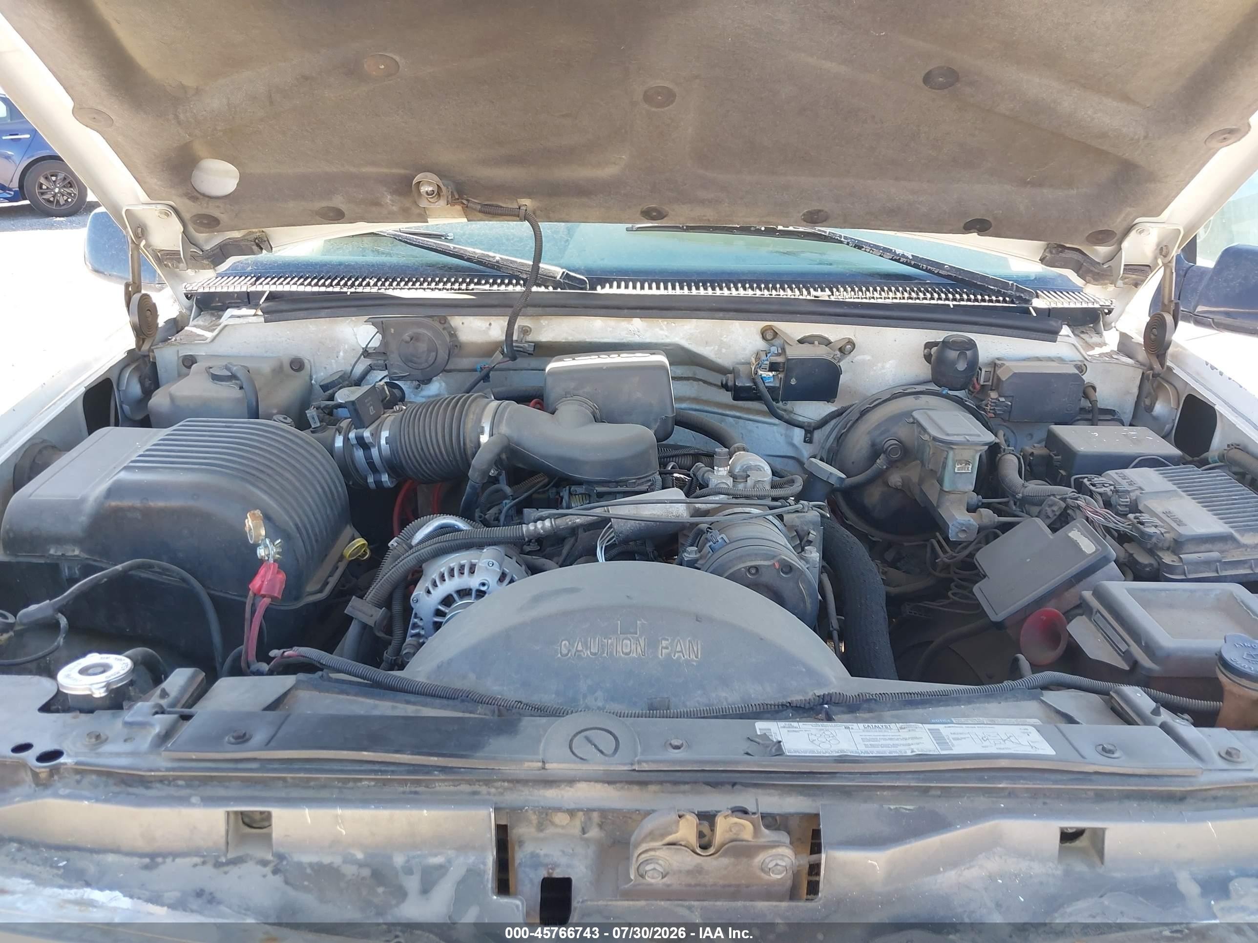1996 Chevrolet Tahoe K1500 White vin: 1GNEK13R1TJ355121