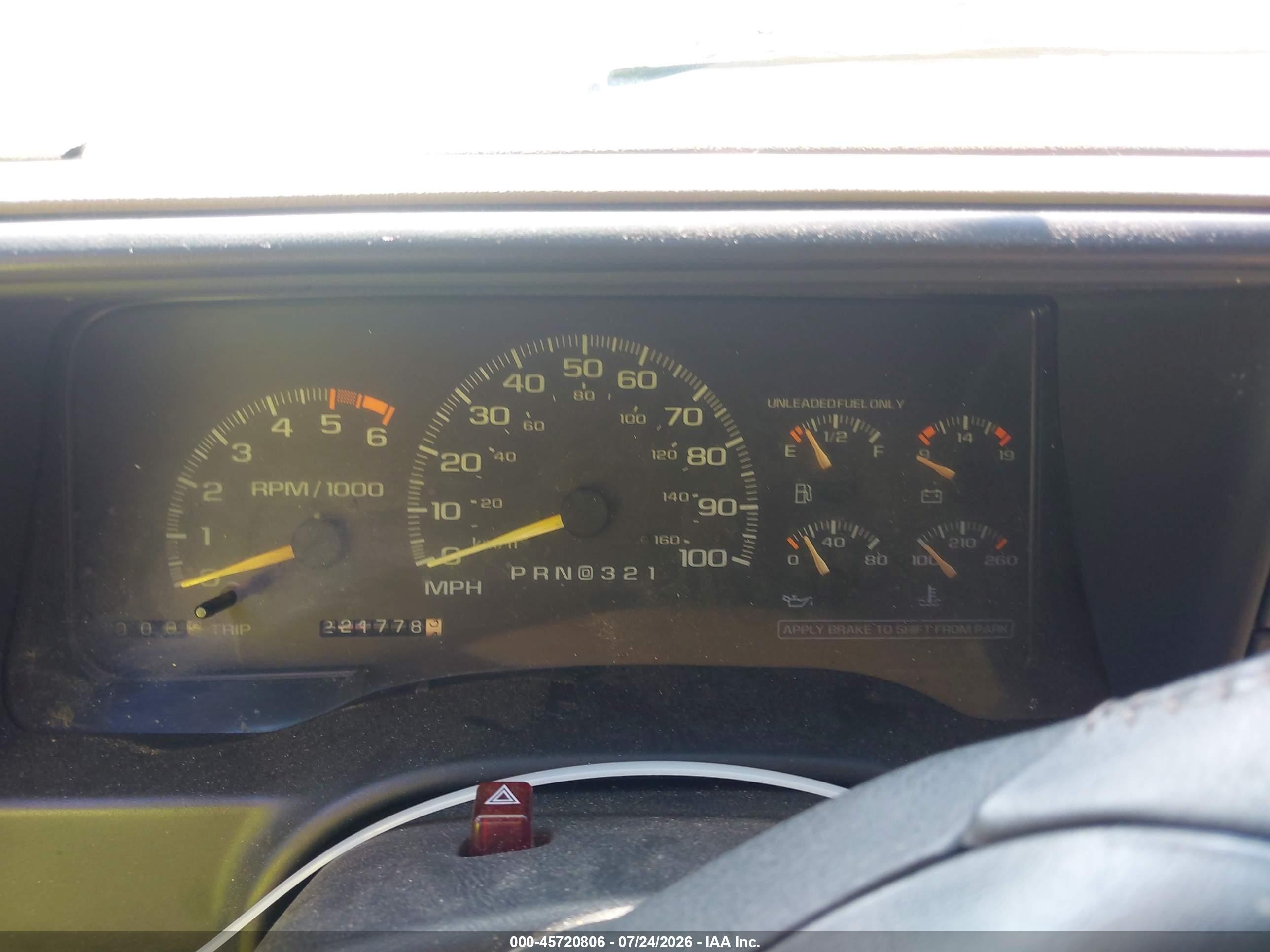 1996 Chevrolet Tahoe K1500 Черный vin: 1GNEK13R1TJ406794