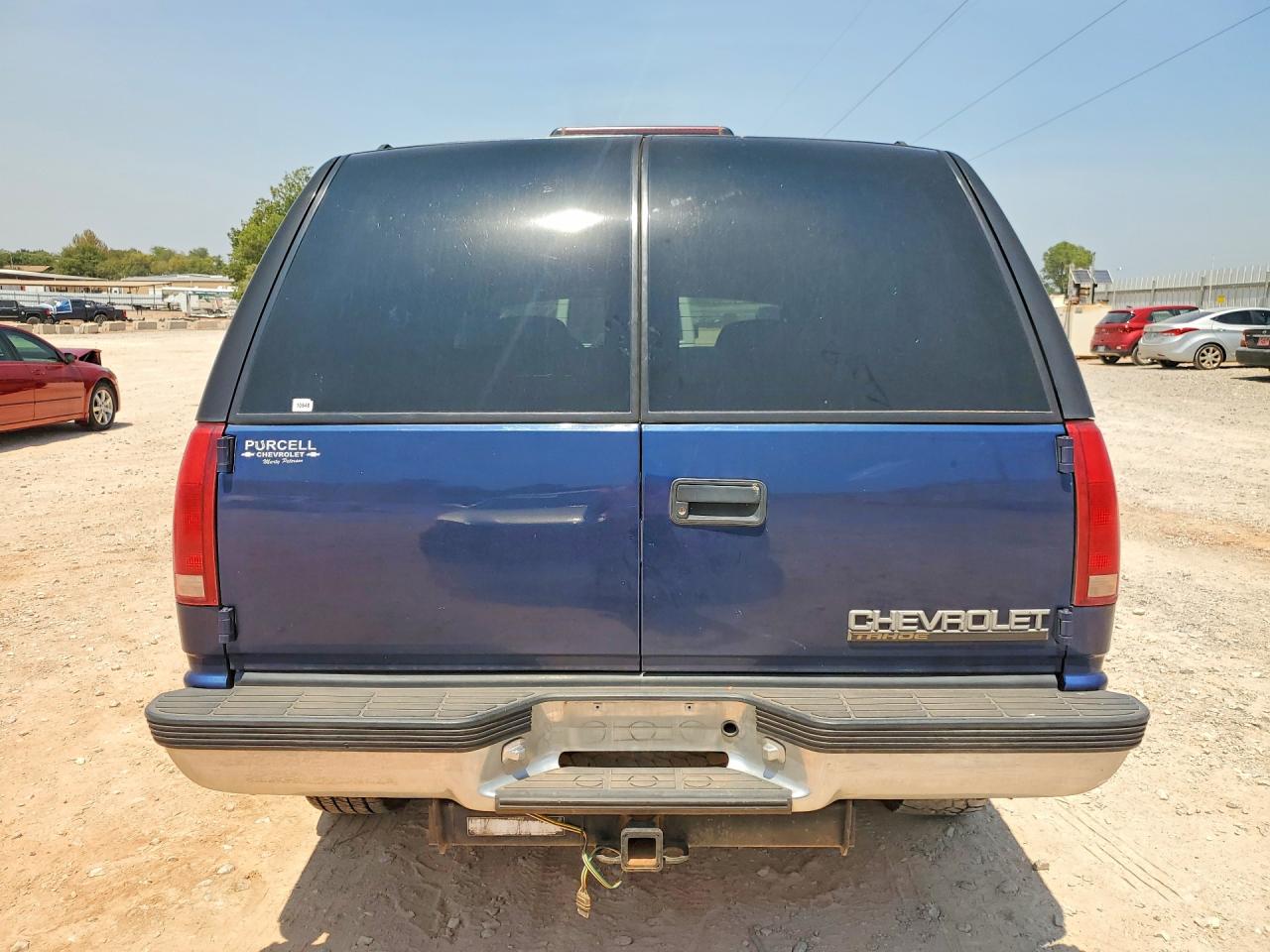 1999 Chevrolet Tahoe K1500 Blue vin: 1GNEK13R1XJ452812