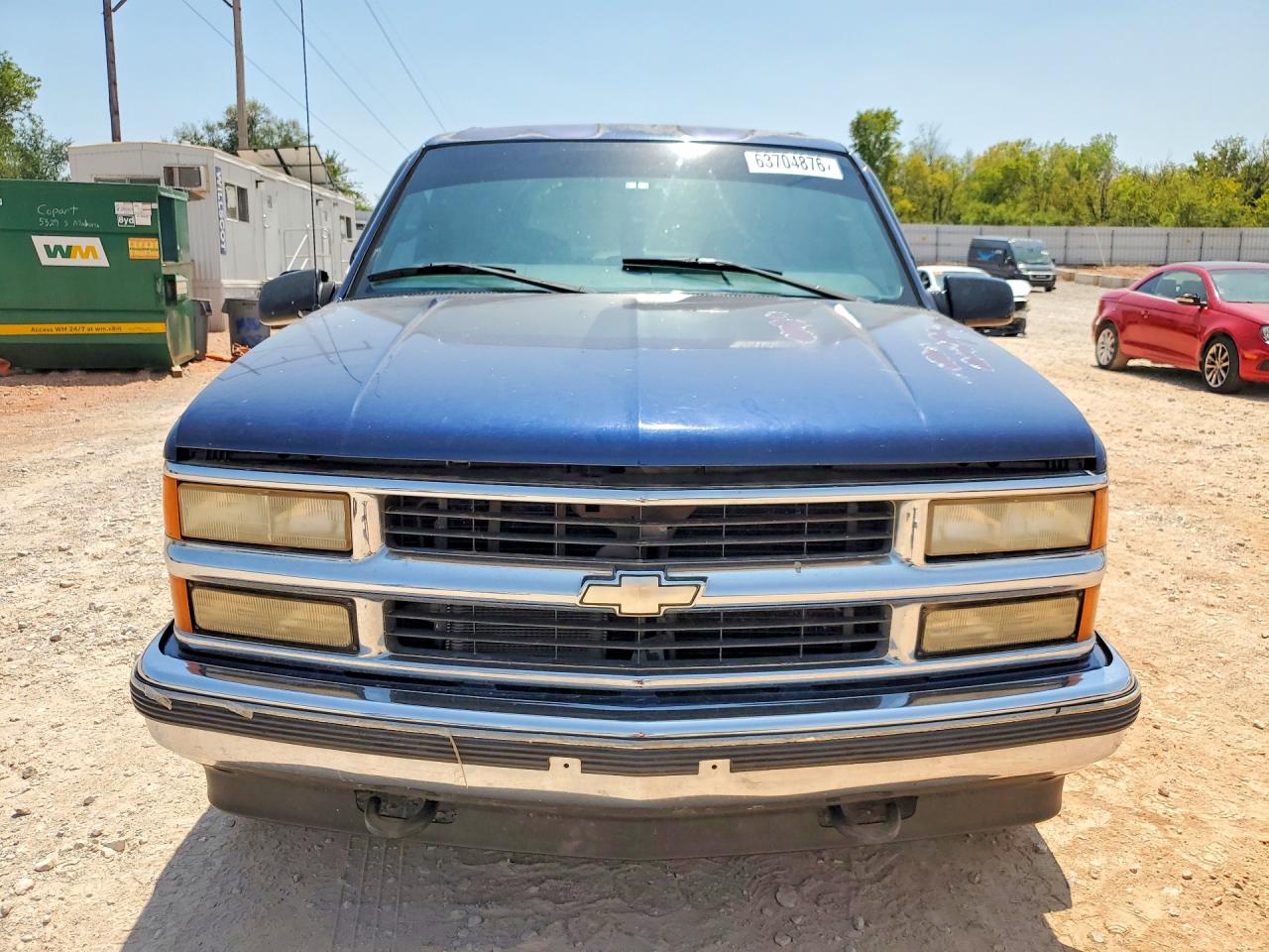 1999 Chevrolet Tahoe K1500 Blue vin: 1GNEK13R1XJ452812