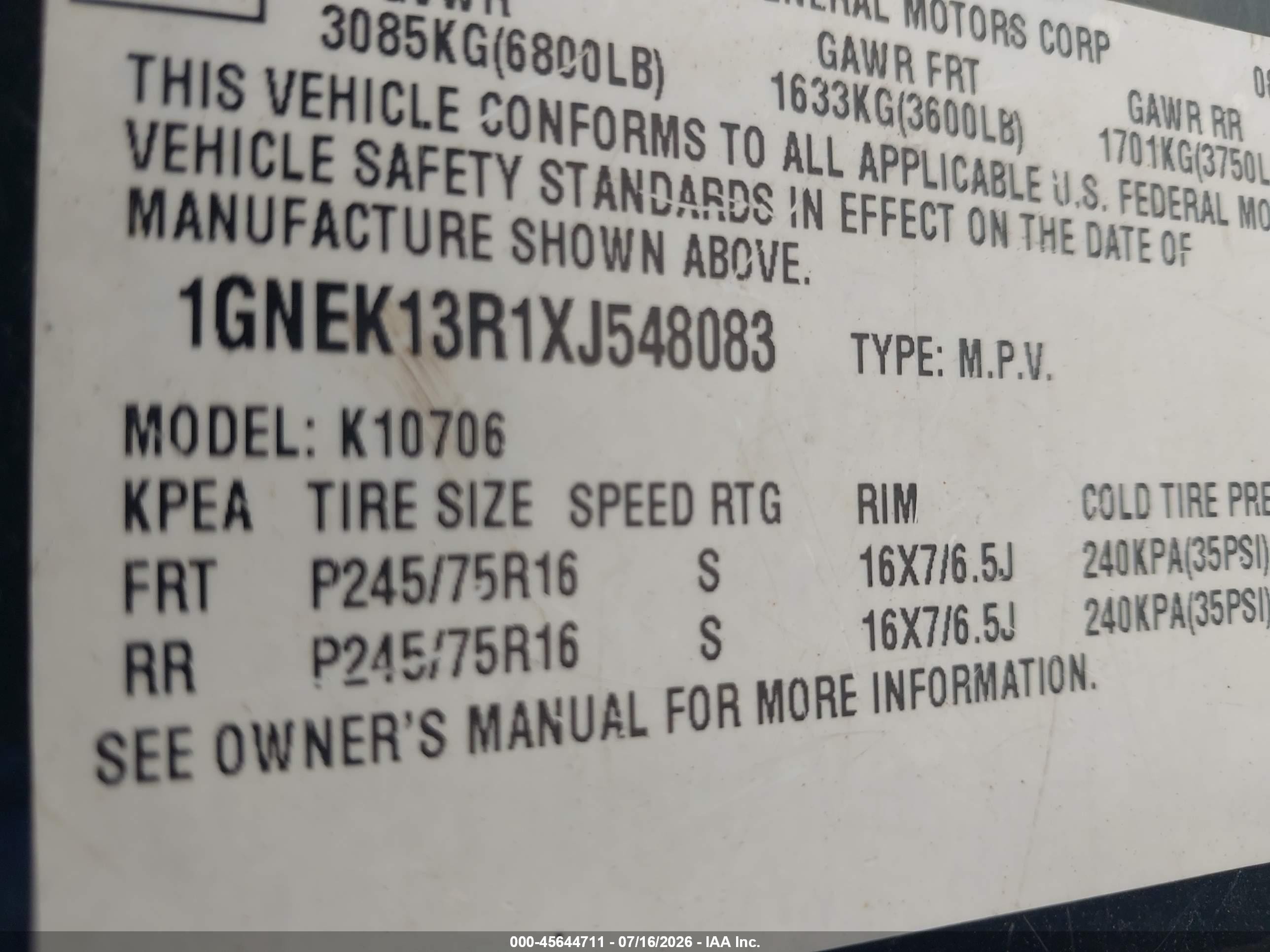1999 Chevrolet Tahoe Ls Black vin: 1GNEK13R1XJ548083