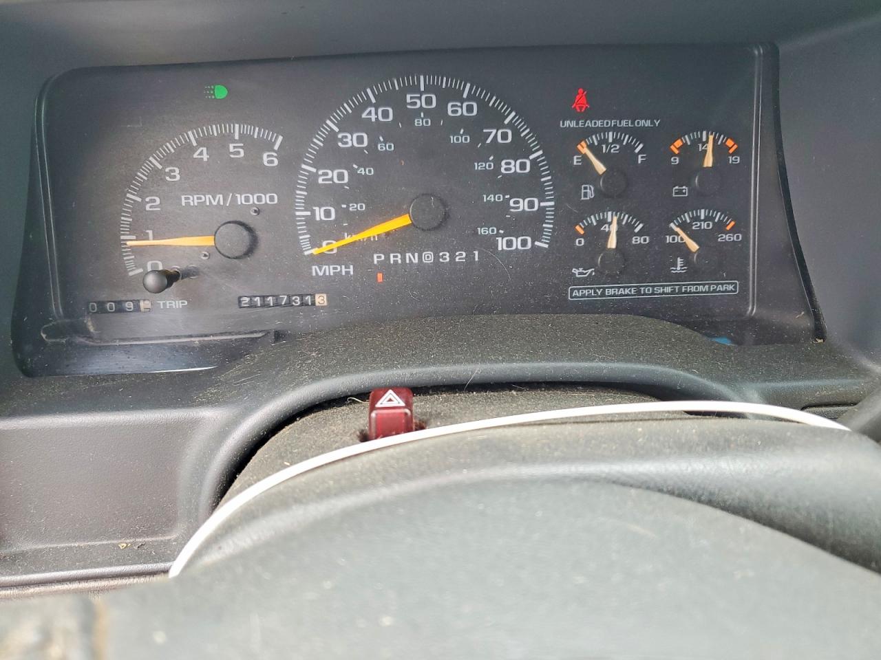 2000 Chevrolet Tahoe K1500 Tan vin: 1GNEK13R1YR147166