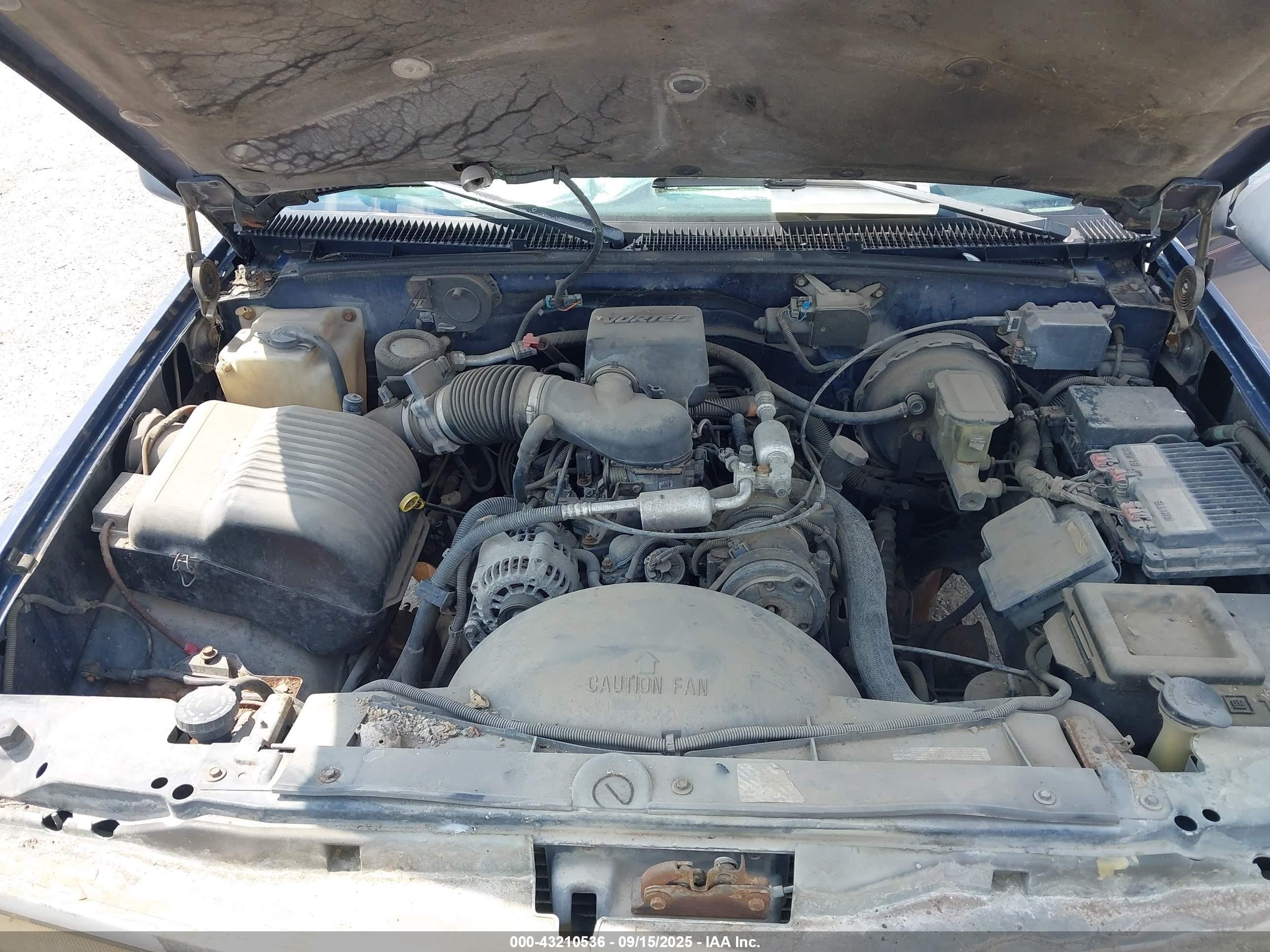 1996 Chevrolet Tahoe K1500 Blue vin: 1GNEK13R2TJ344273