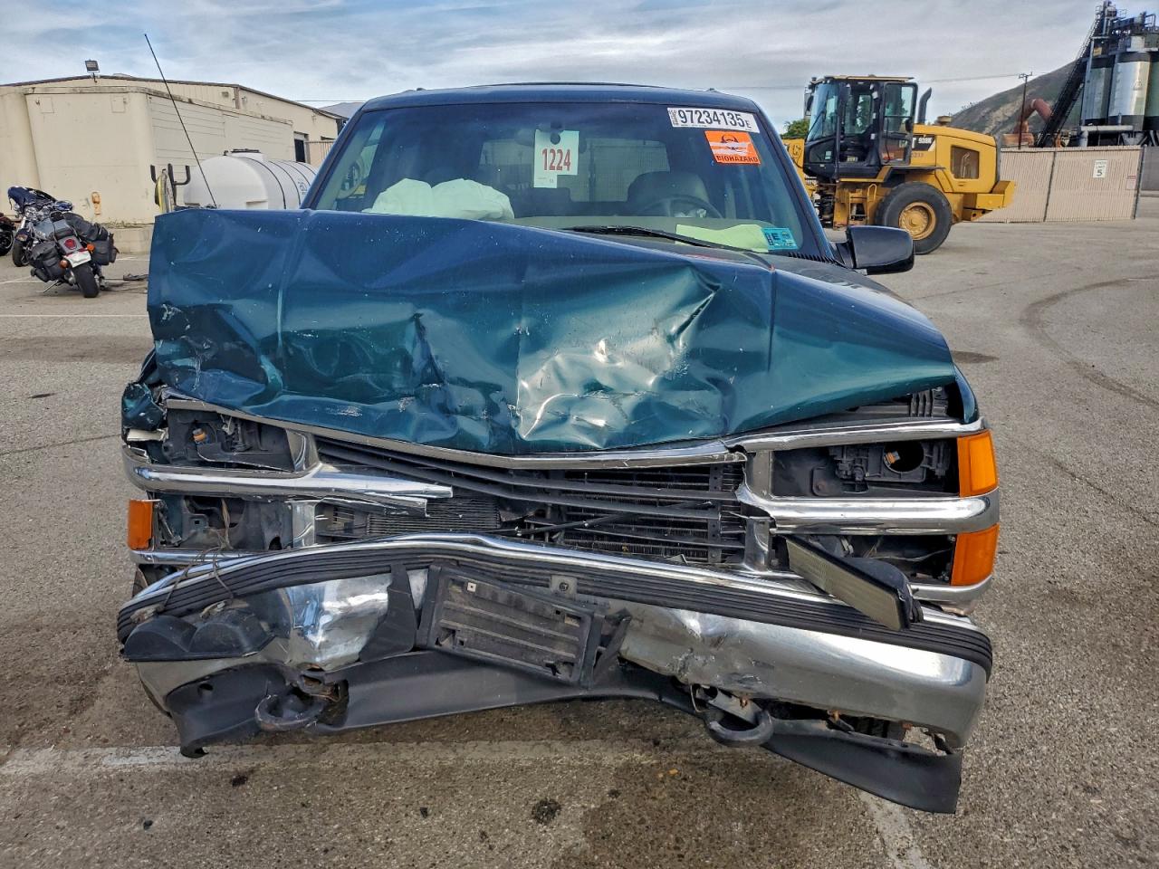 1998 Chevrolet Tahoe K1500 Зеленый vin: 1GNEK13R2WJ302724