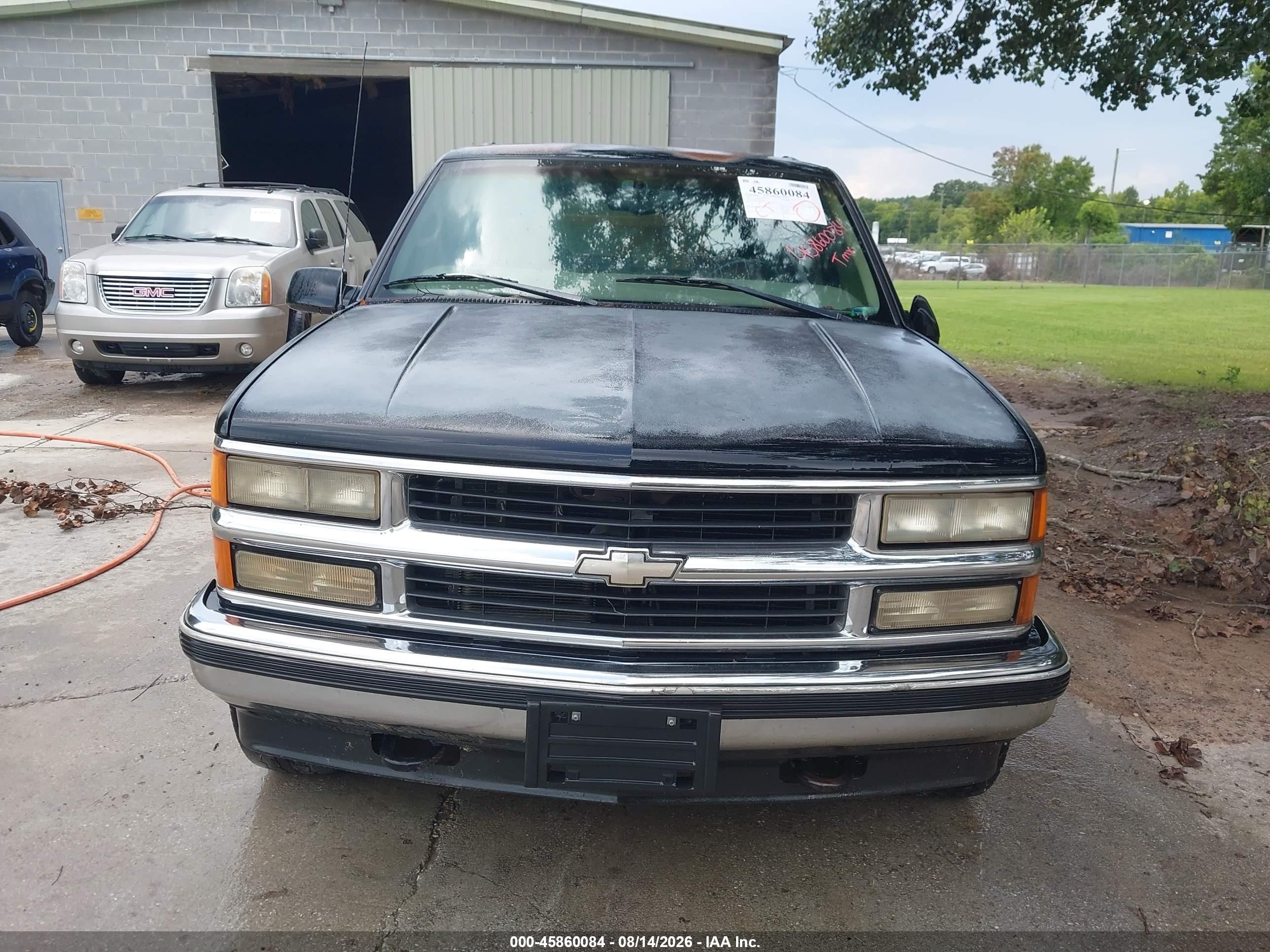 1999 Chevrolet Tahoe Ls Black vin: 1GNEK13R2XJ325731