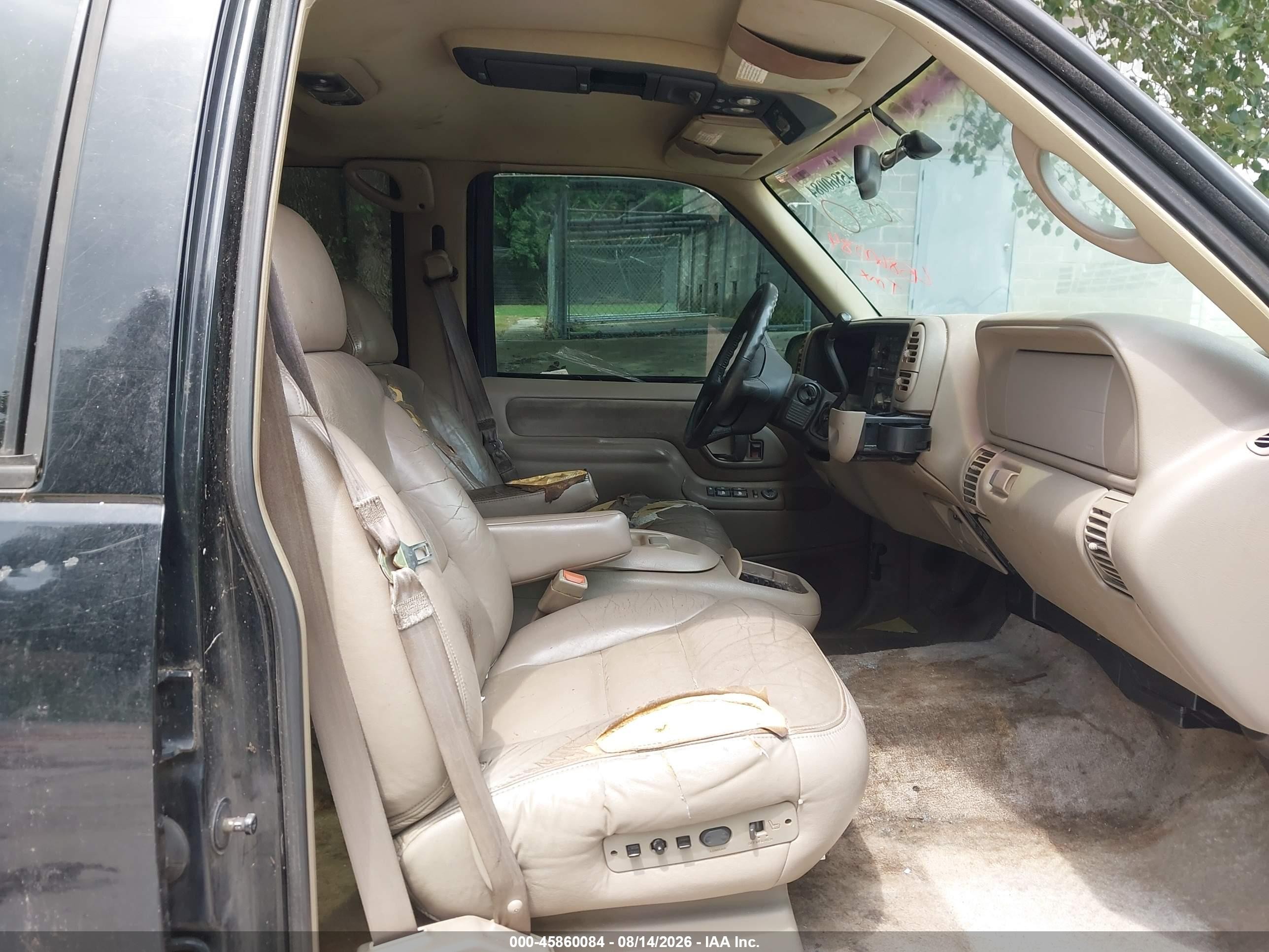 1999 Chevrolet Tahoe Ls Black vin: 1GNEK13R2XJ325731