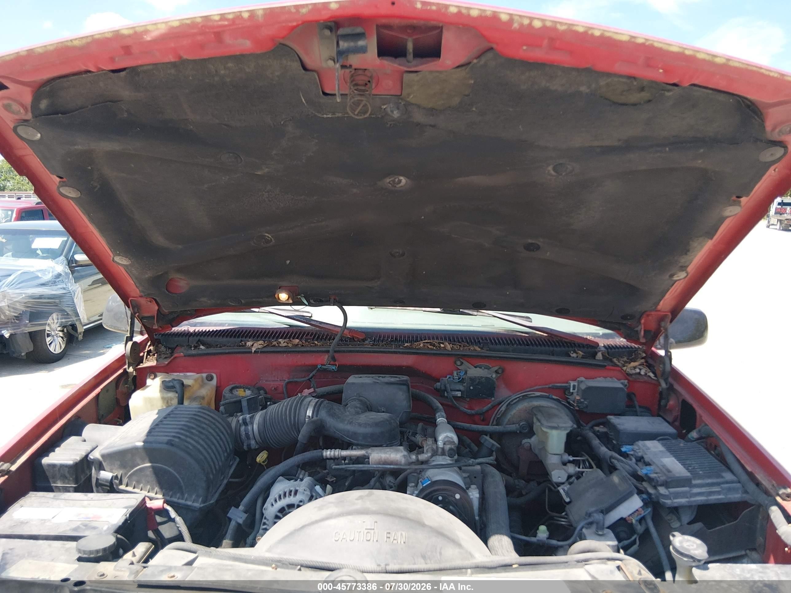 1999 Chevrolet Tahoe Ls Red vin: 1GNEK13R2XJ376601