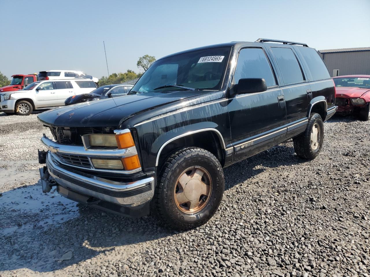 1996 Chevrolet Tahoe K1500 Черный vin: 1GNEK13R3TJ378433
