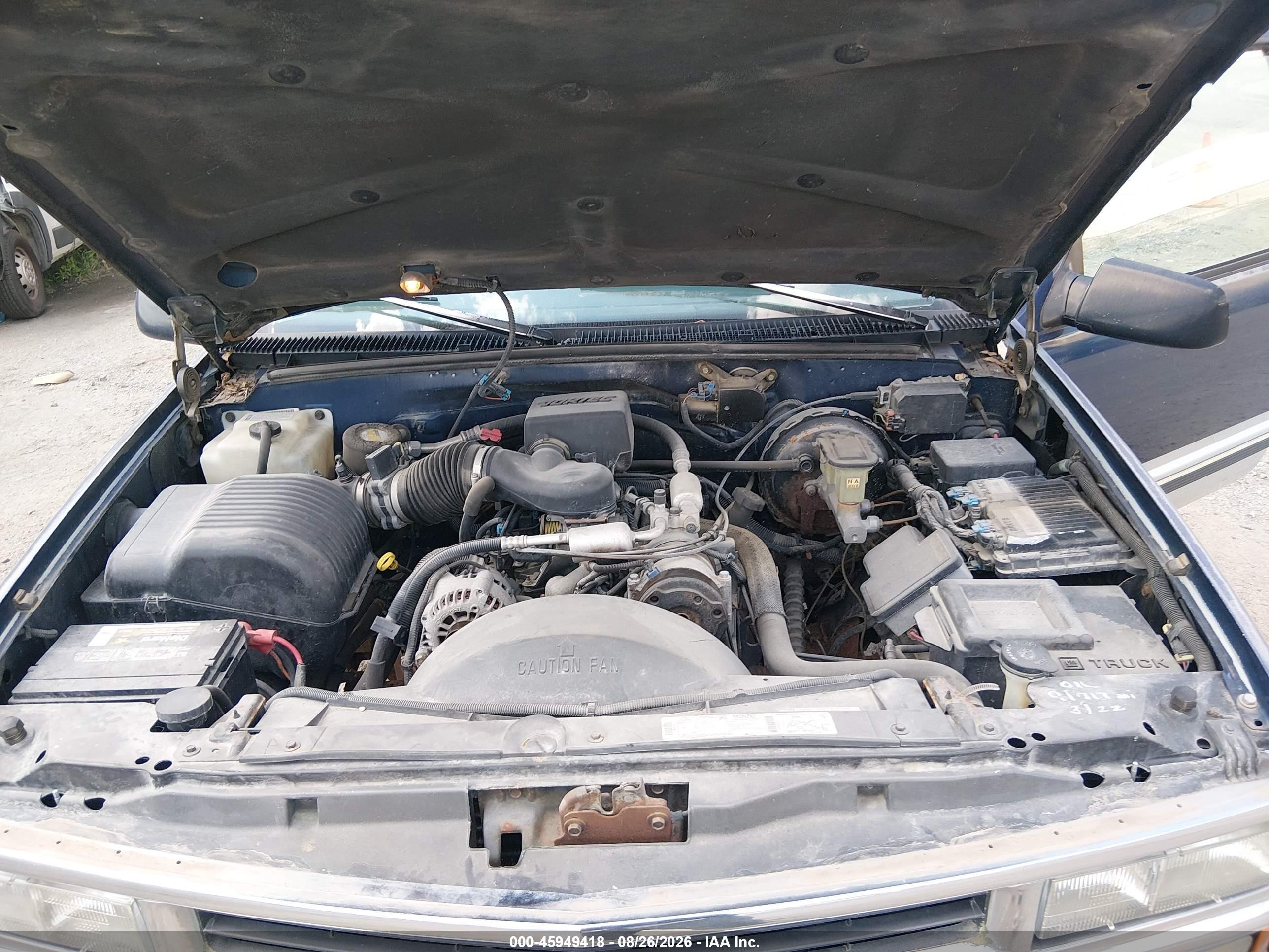 1997 Chevrolet Tahoe Ls Blue vin: 1GNEK13R3VJ311558