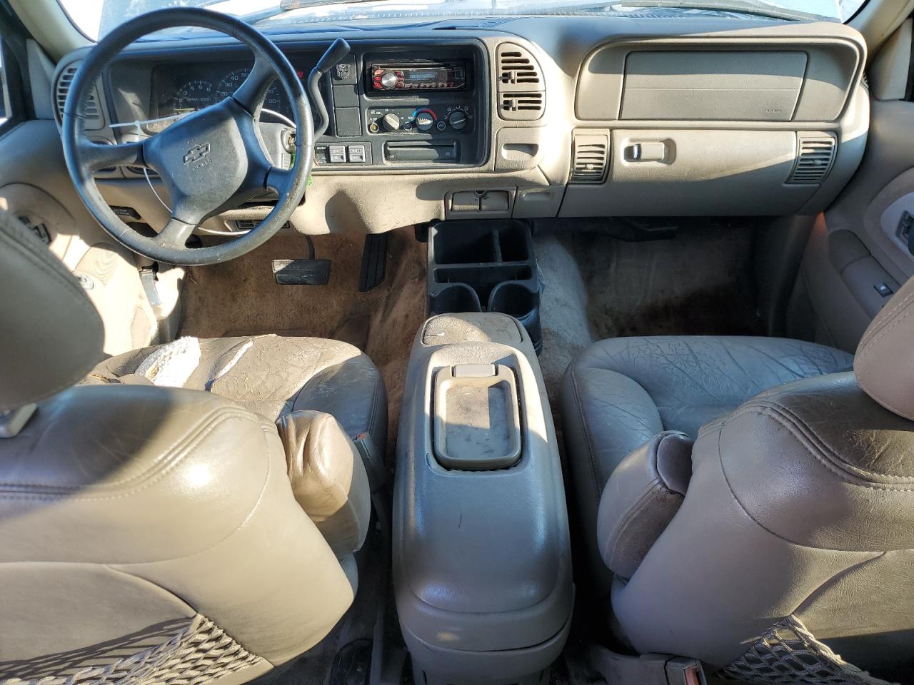 1998 Chevrolet Tahoe K1500 Green vin: 1GNEK13R3WJ313456
