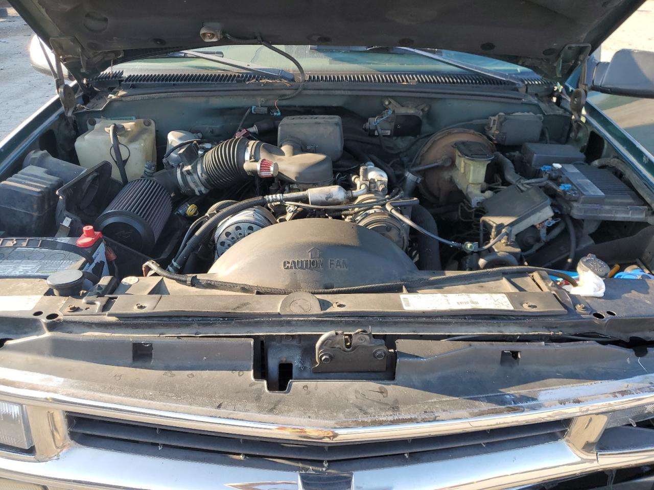 1998 Chevrolet Tahoe K1500 Green vin: 1GNEK13R3WJ313456