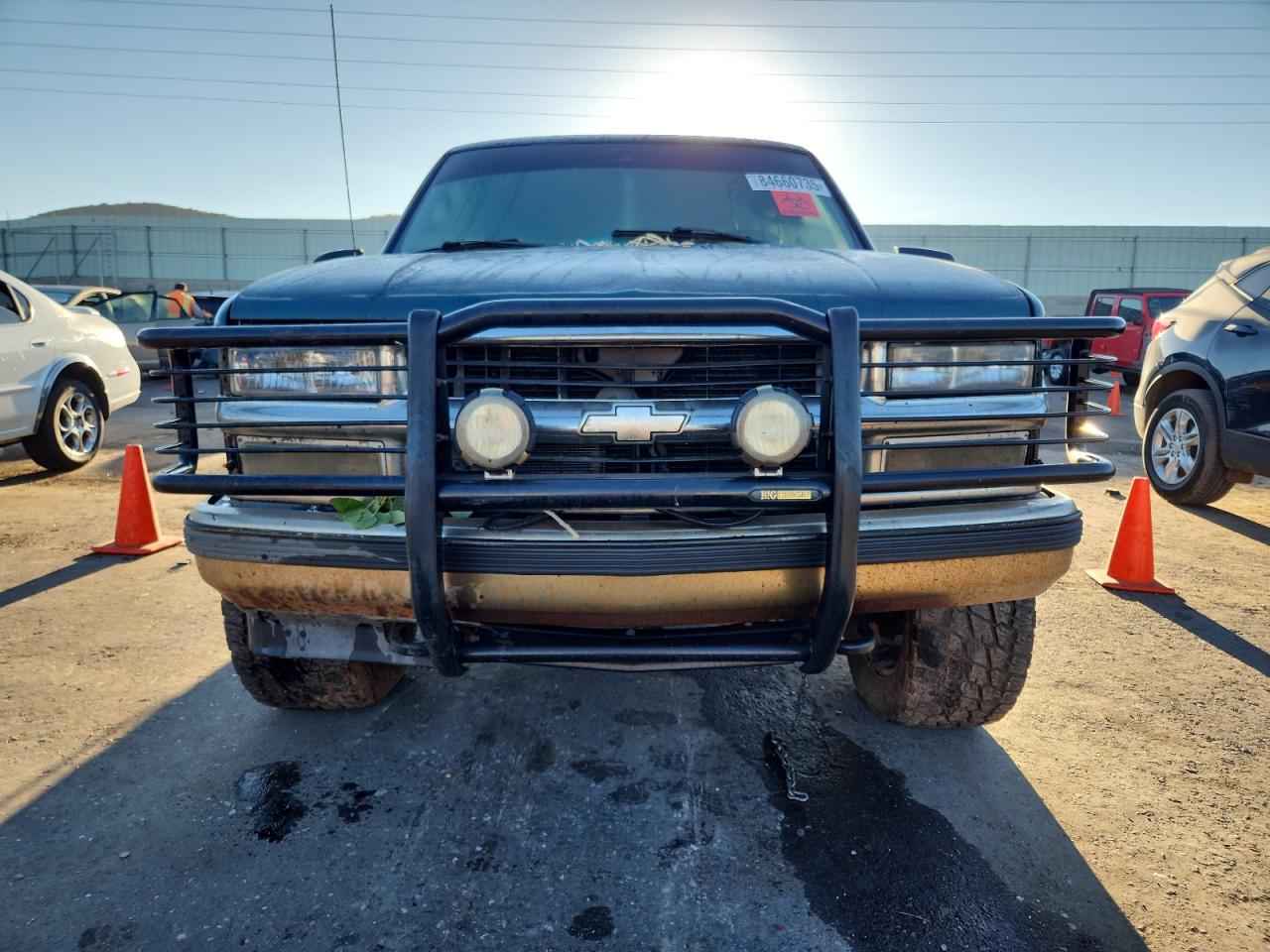 1999 Chevrolet Tahoe K1500 Green vin: 1GNEK13R3XJ513285