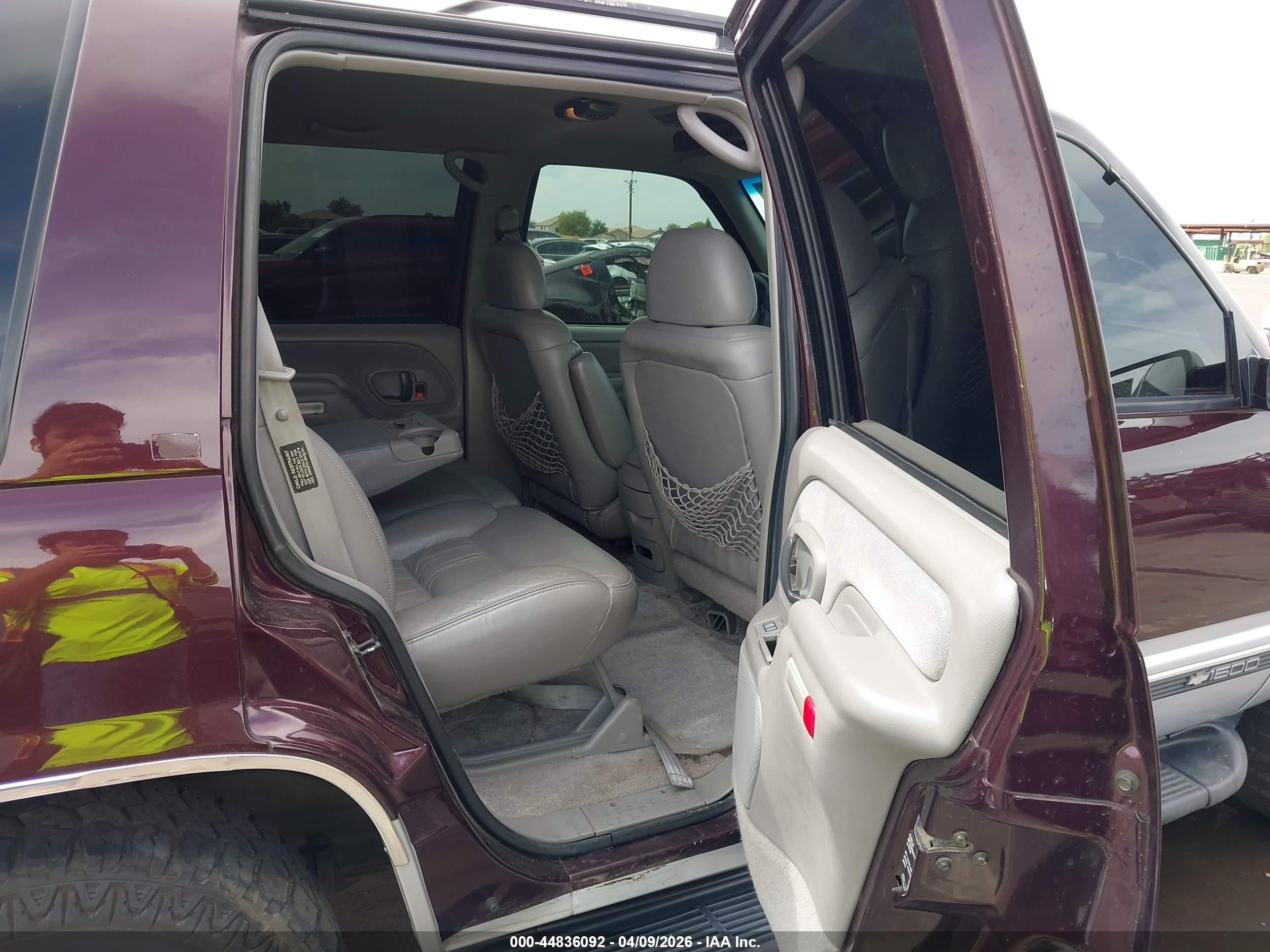 1996 Chevrolet Tahoe K1500 Maroon vin: 1GNEK13R4TJ318550