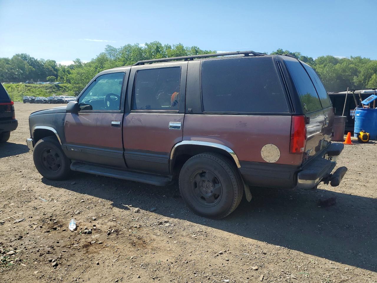 1996 Chevrolet Tahoe K1500 Burgundy vin: 1GNEK13R4TJ415764