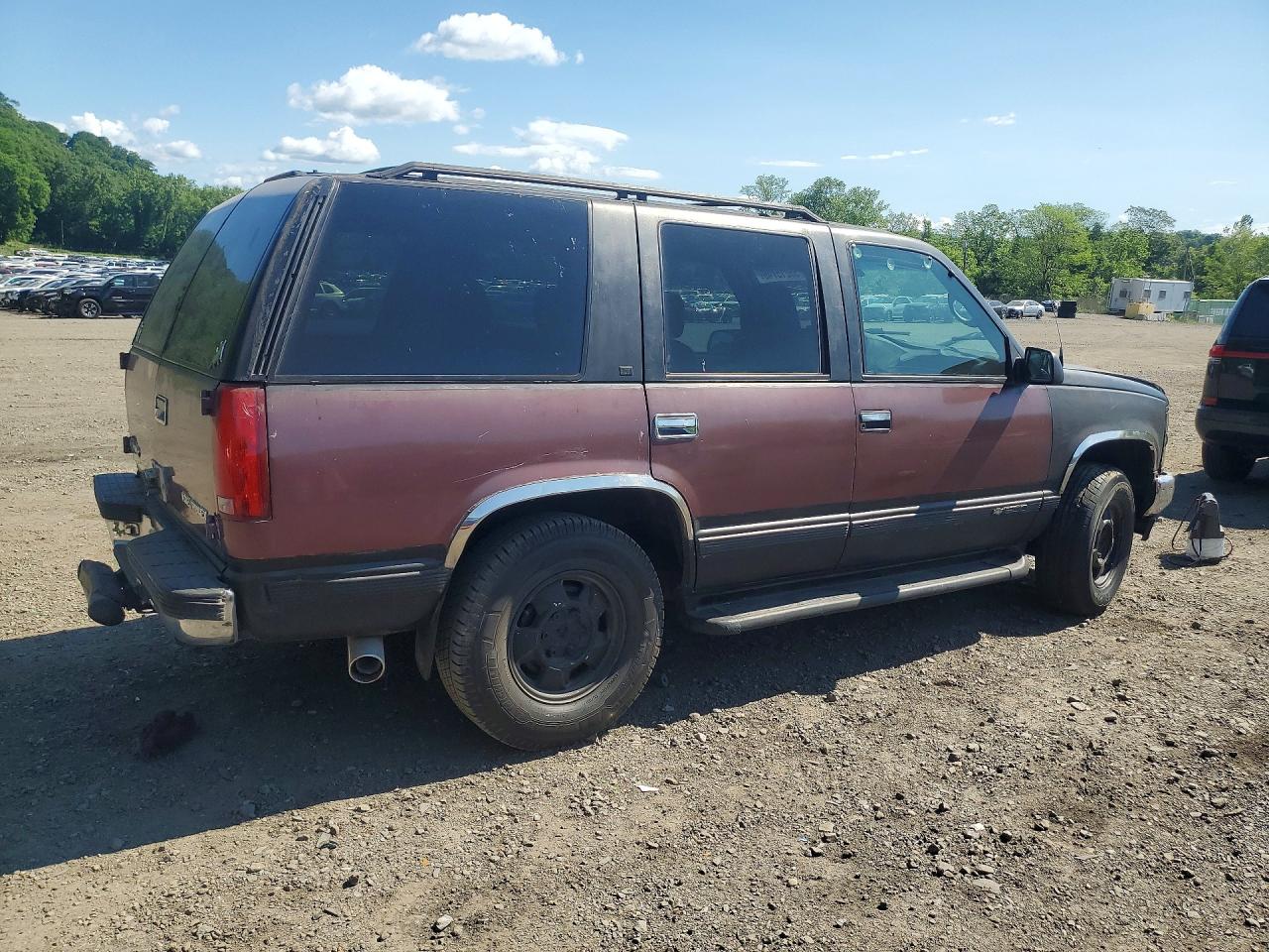 1996 Chevrolet Tahoe K1500 Burgundy vin: 1GNEK13R4TJ415764