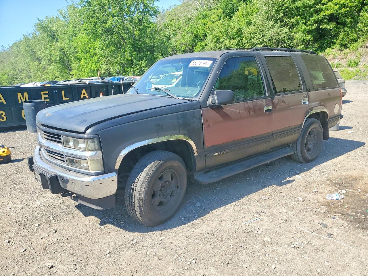 1996 Chevrolet Tahoe K1500 Burgundy vin: 1GNEK13R4TJ415764