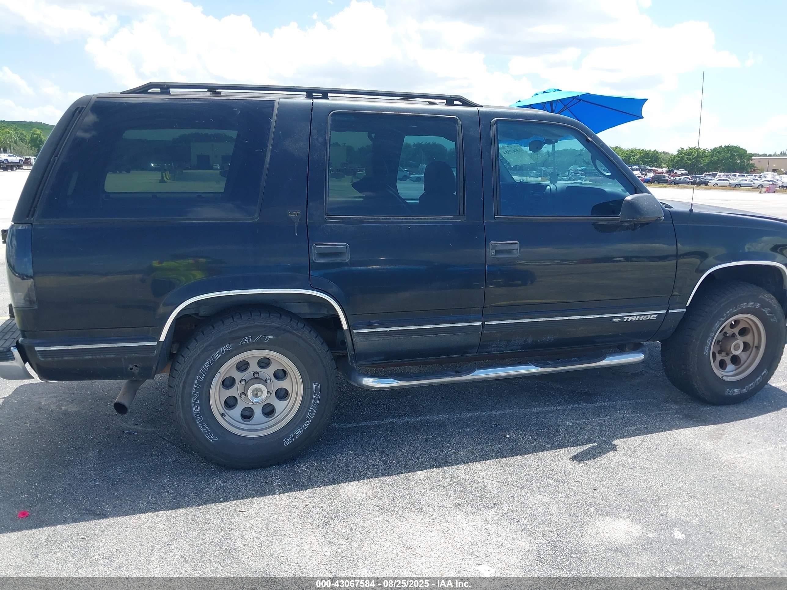 1998 Chevrolet Tahoe Ls Black vin: 1GNEK13R4WR110917