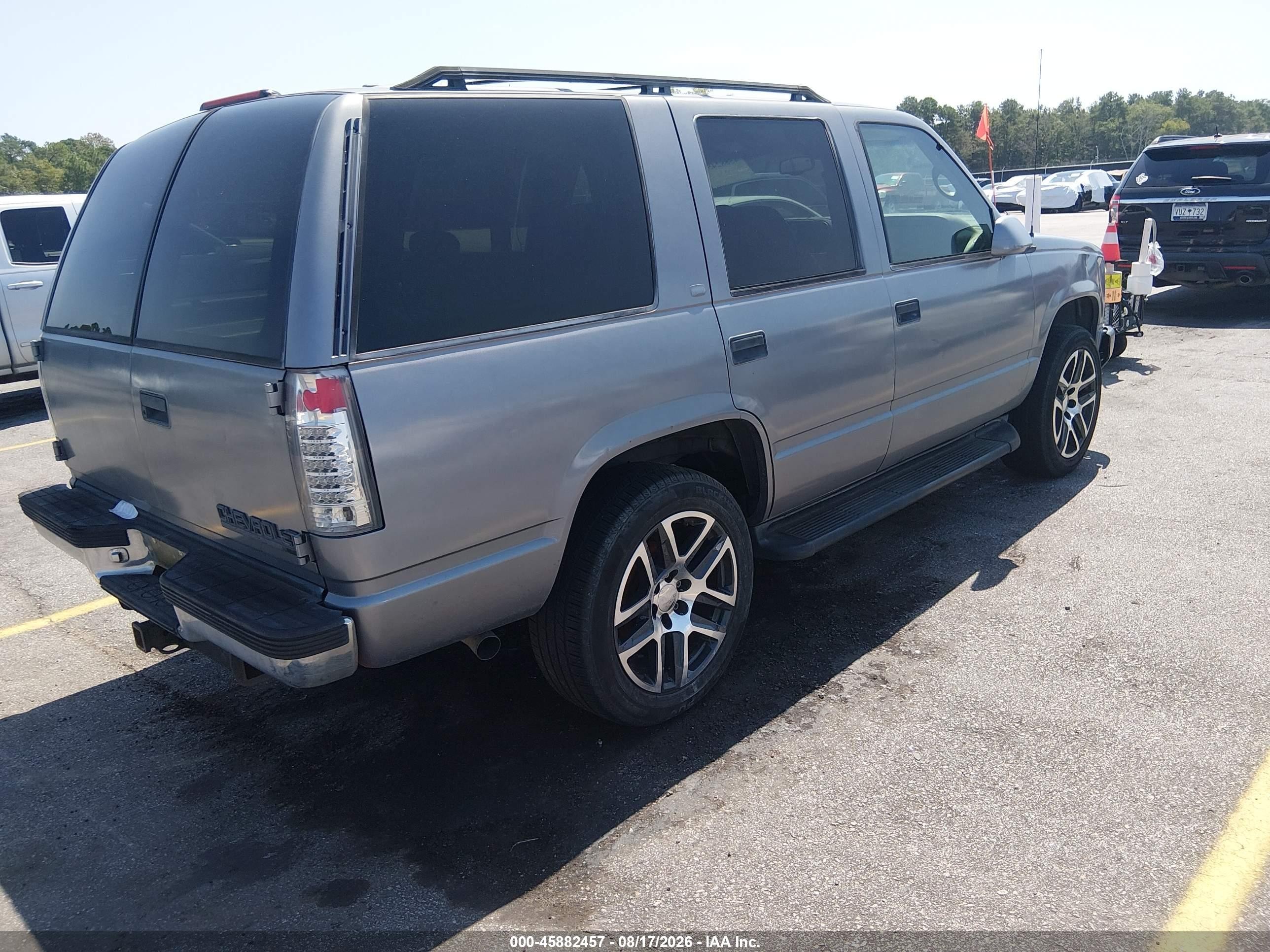 1999 Chevrolet Tahoe Ls Gray vin: 1GNEK13R4XJ340991