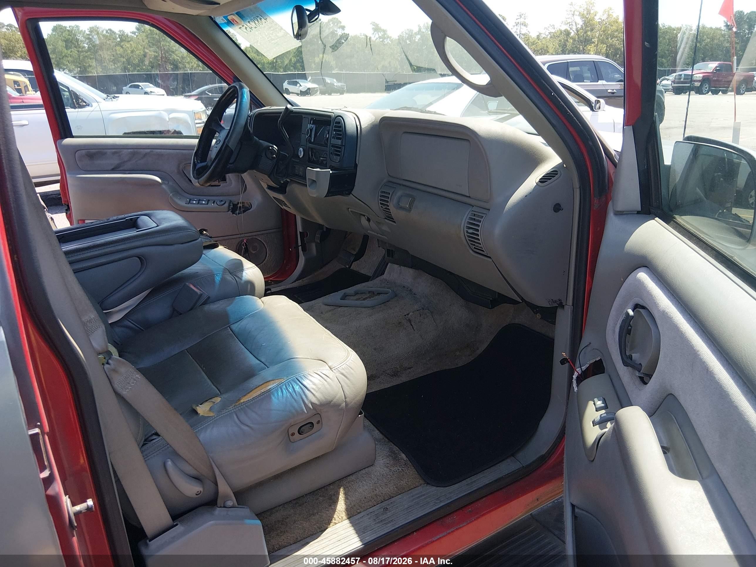 1999 Chevrolet Tahoe Ls Gray vin: 1GNEK13R4XJ340991