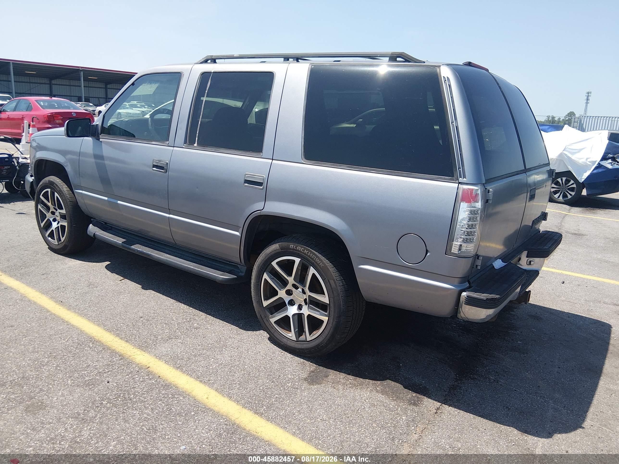 1999 Chevrolet Tahoe Ls Gray vin: 1GNEK13R4XJ340991