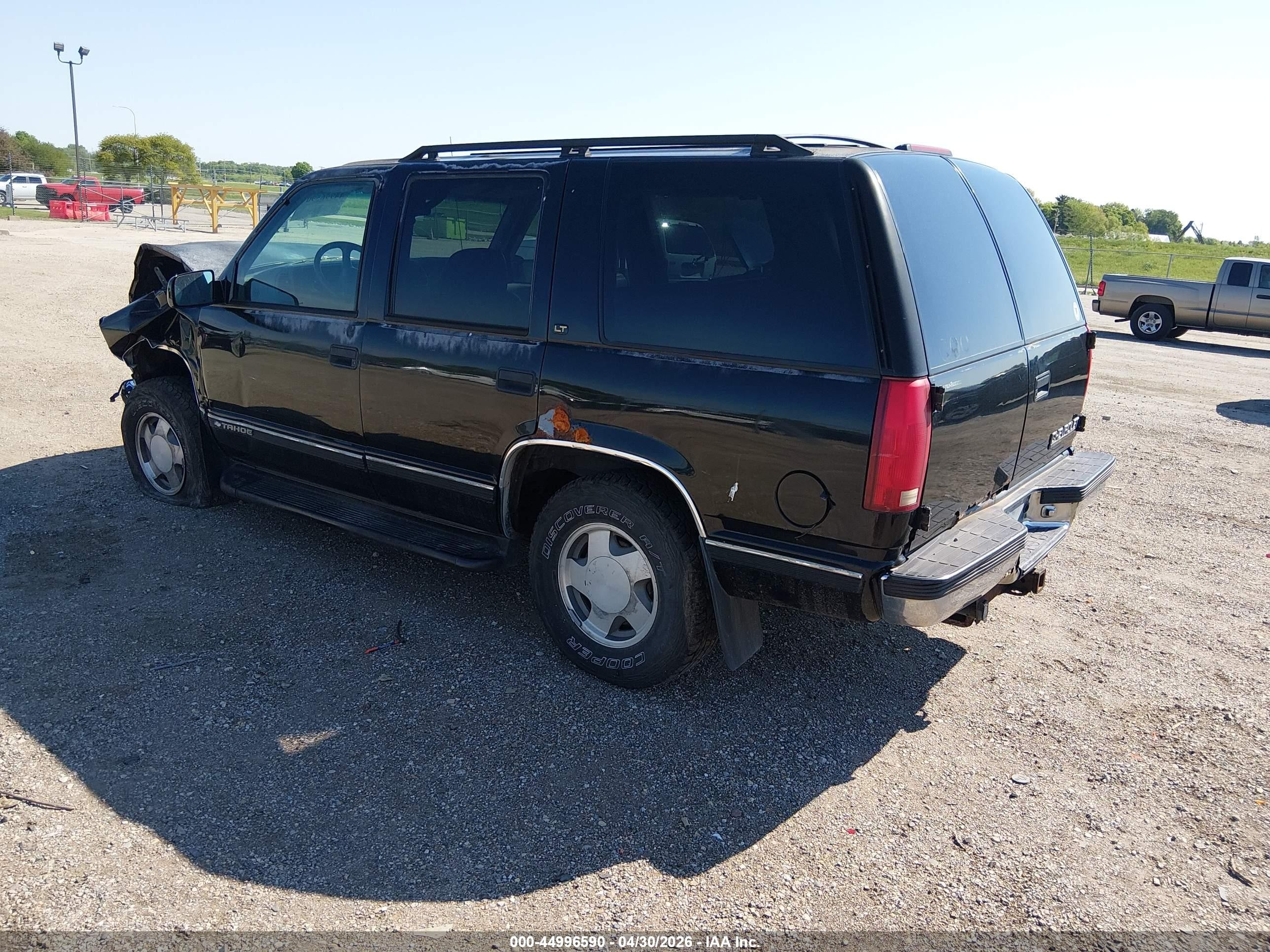 1999 Chevrolet Tahoe Ls Black vin: 1GNEK13R4XJ443747