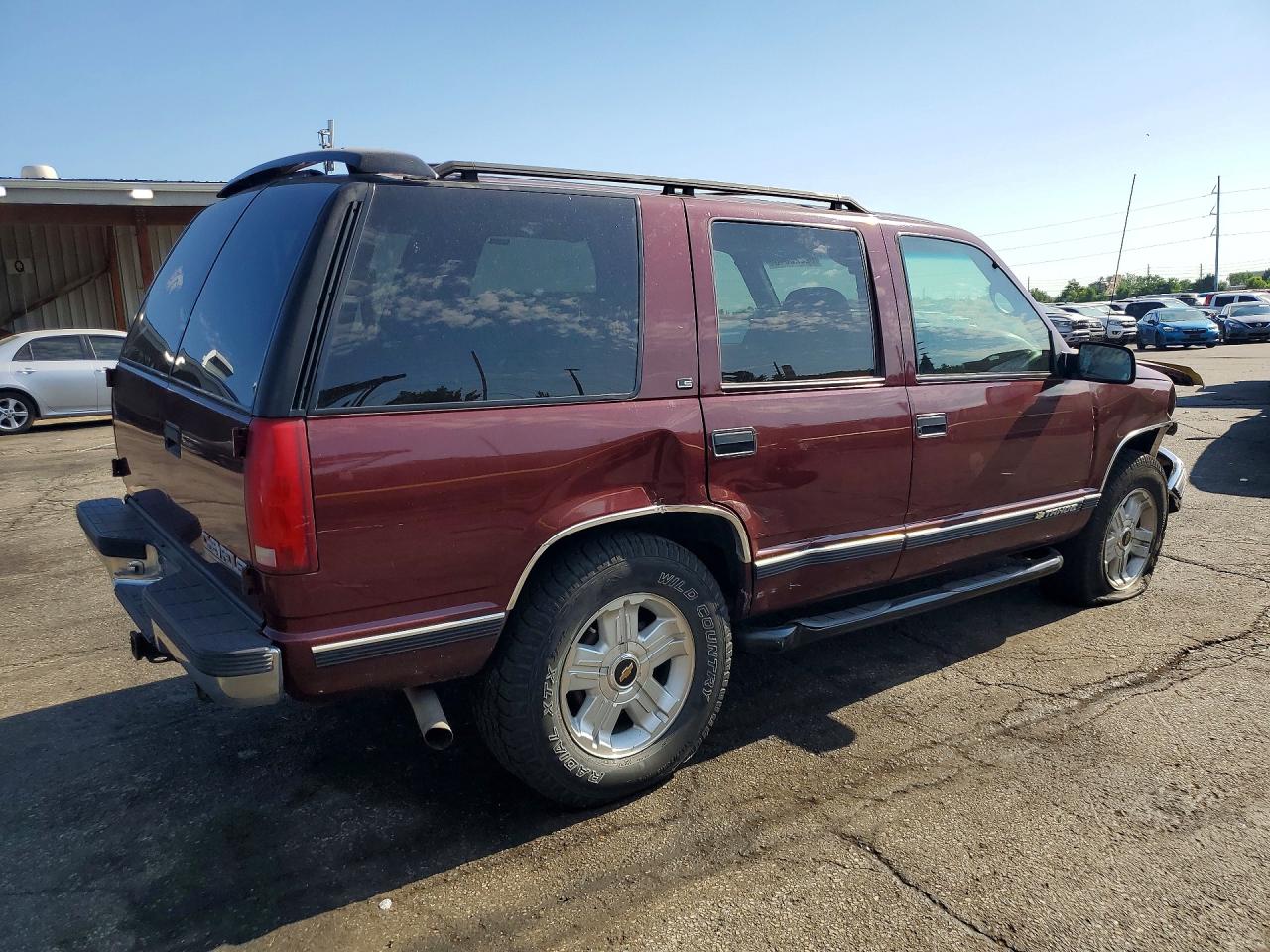 1999 Chevrolet Tahoe K1500 Burgundy vin: 1GNEK13R4XJ532640