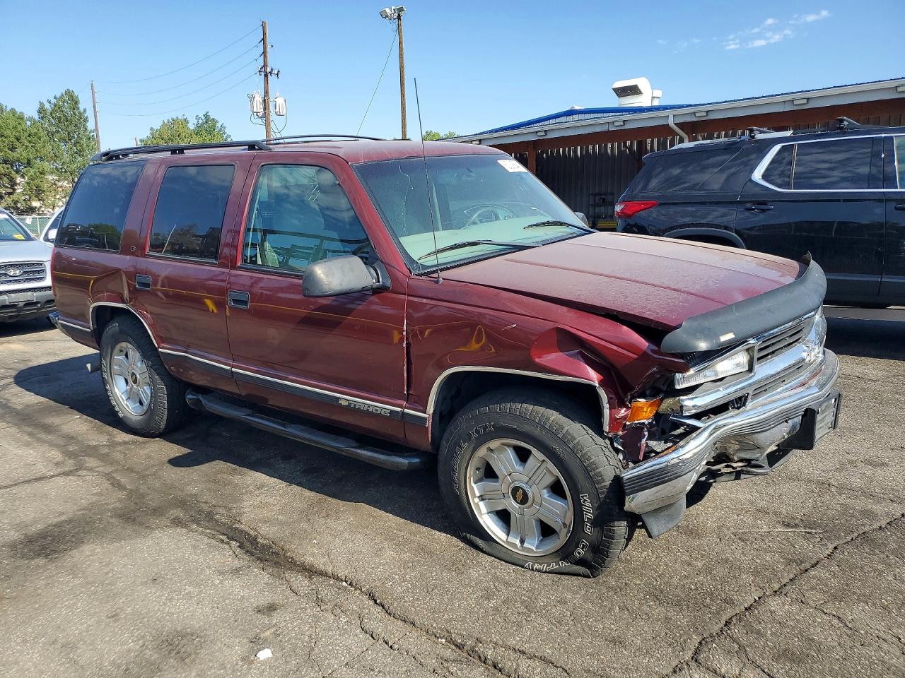 1999 Chevrolet Tahoe K1500 Burgundy vin: 1GNEK13R4XJ532640