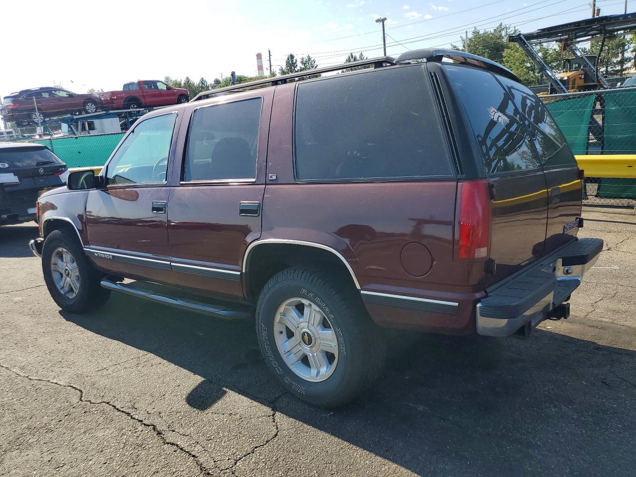 1999 Chevrolet Tahoe K1500 Burgundy vin: 1GNEK13R4XJ532640