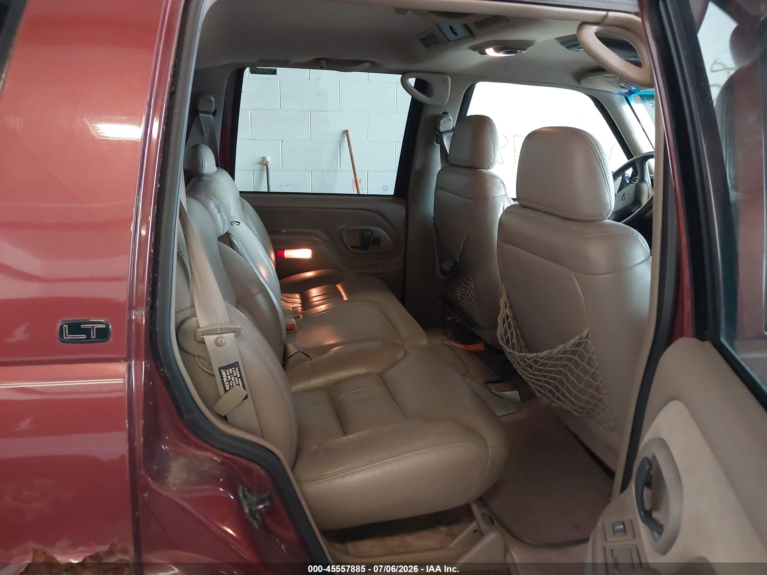1998 Chevrolet Tahoe Ls Burgundy vin: 1GNEK13R5WR131940