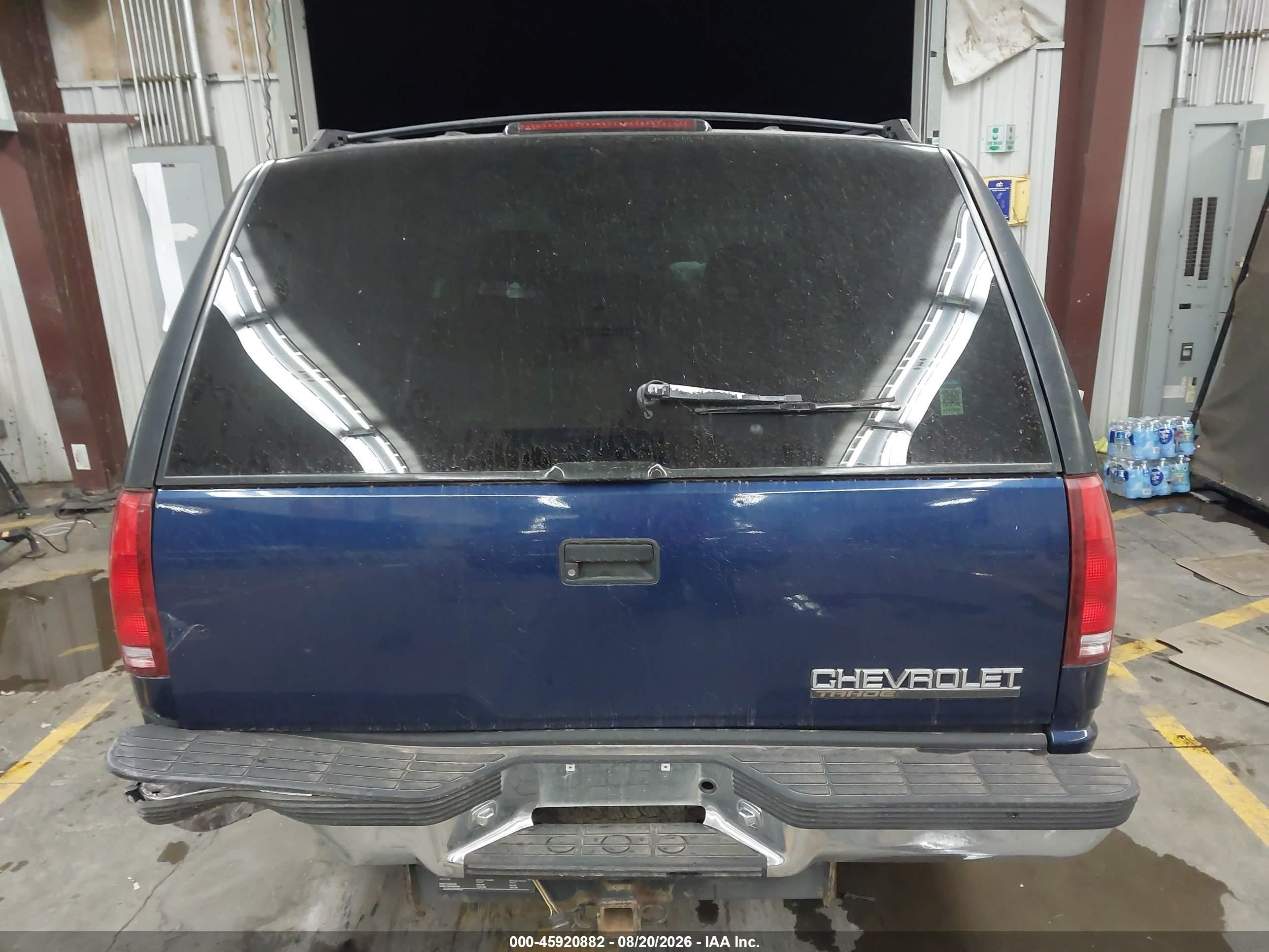 1997 Chevrolet Tahoe Ls Blue vin: 1GNEK13R6VJ390661