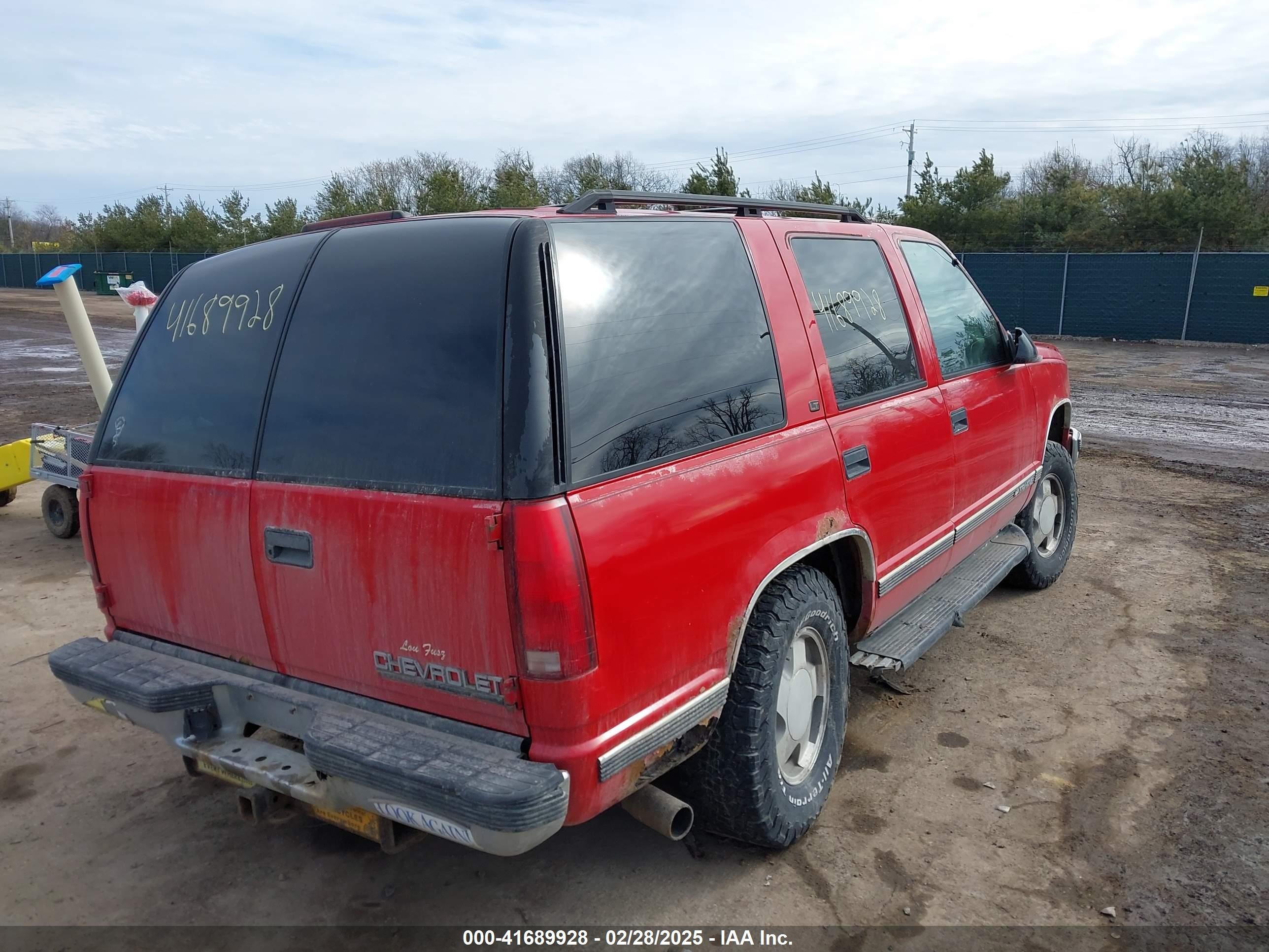 1999 Chevrolet Tahoe Ls Красный vin: 1GNEK13R6XJ343987