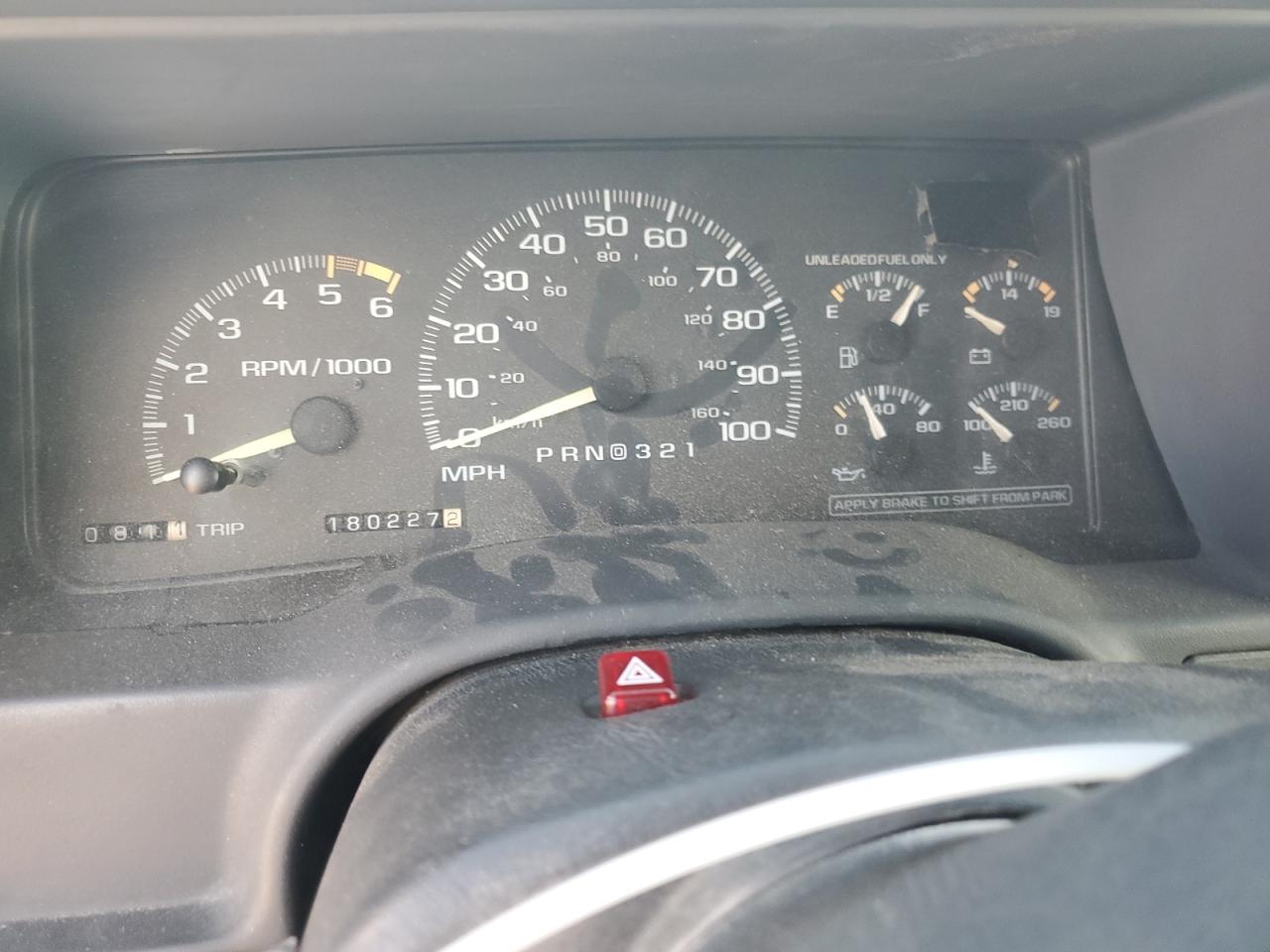 1996 Chevrolet Tahoe K1500 Black vin: 1GNEK13R8TJ403150