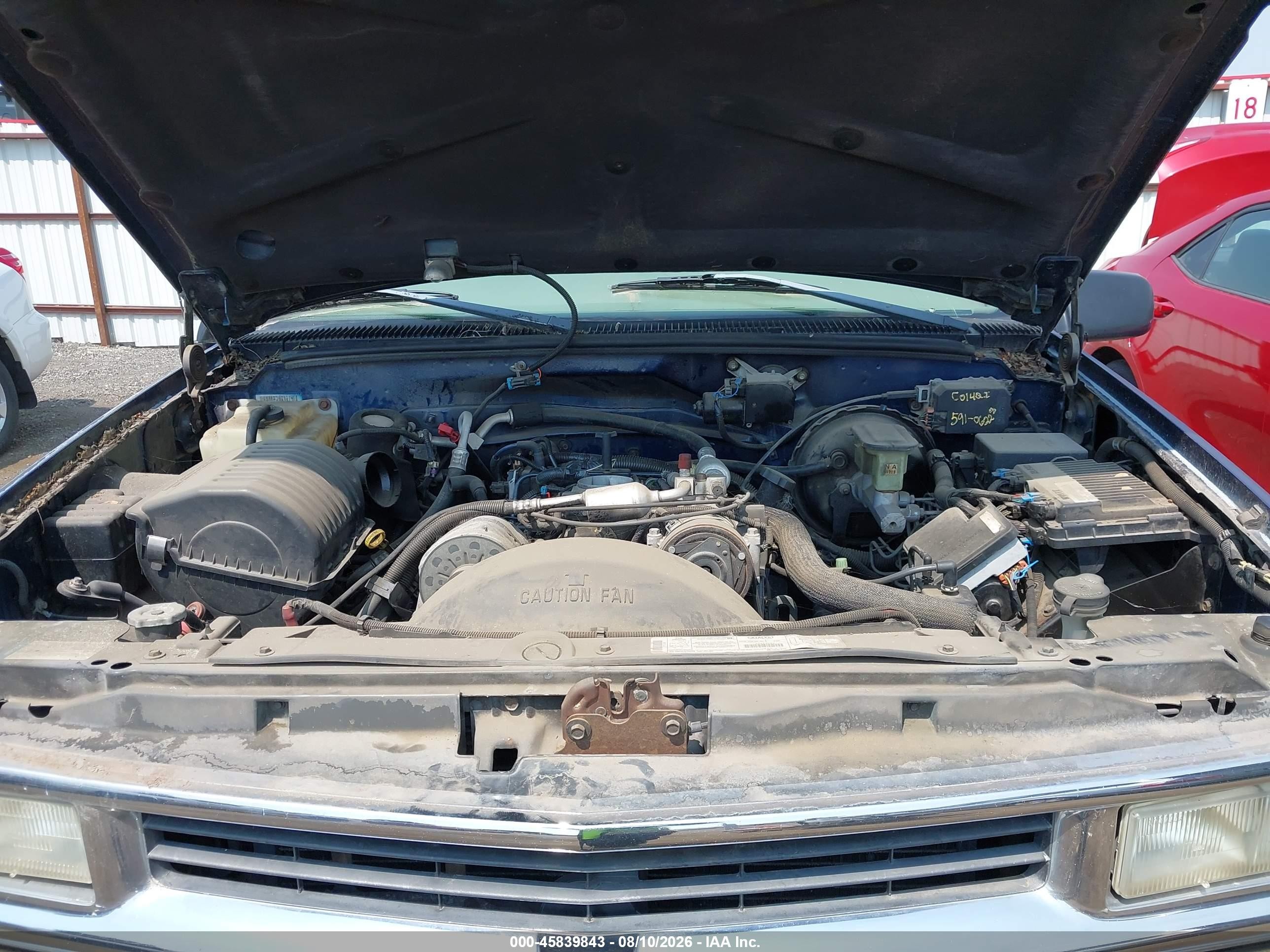 1998 Chevrolet Tahoe Ls Blue vin: 1GNEK13R8WJ356125