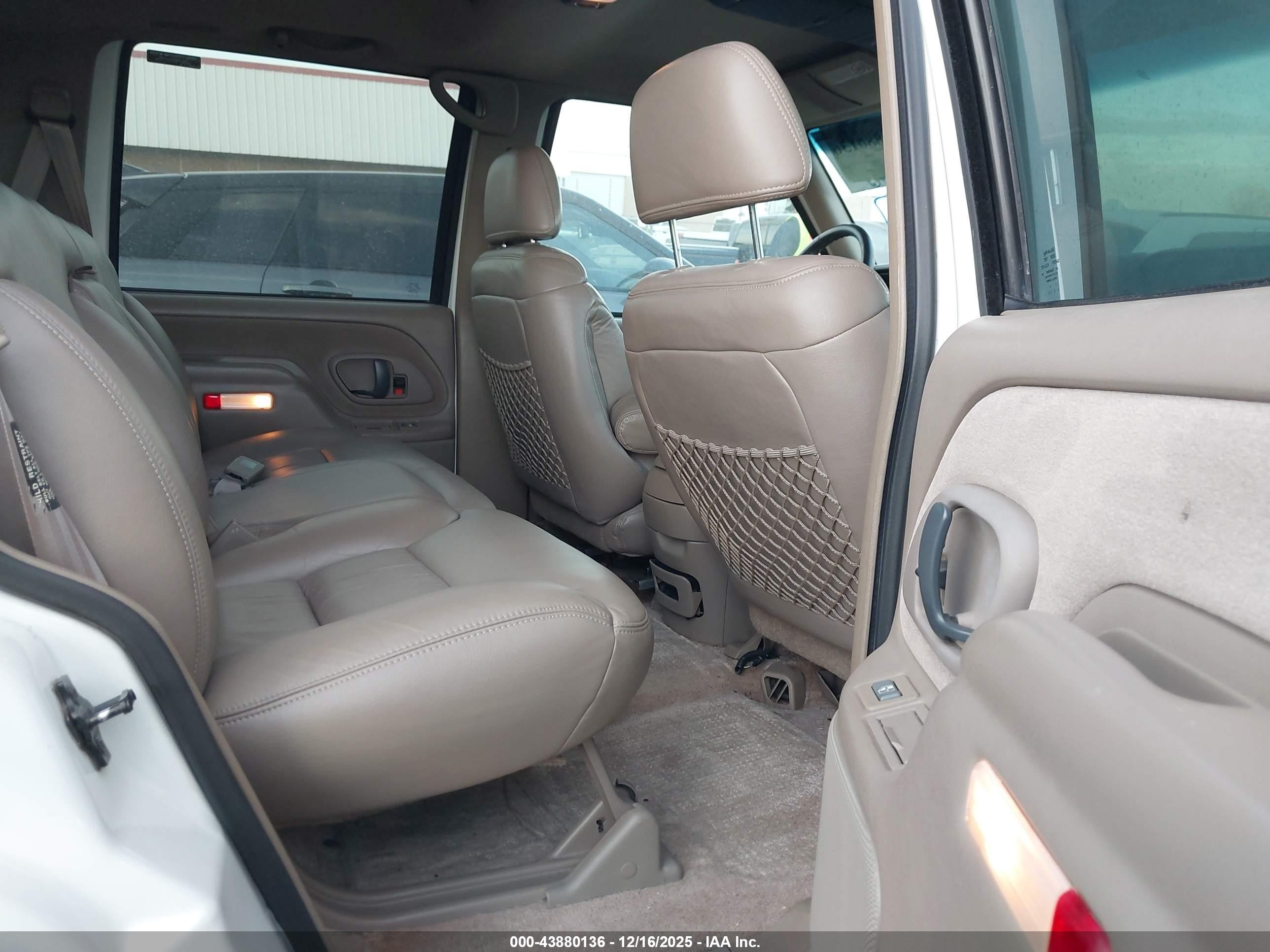 1999 Chevrolet Tahoe Ls White vin: 1GNEK13R8XJ325832
