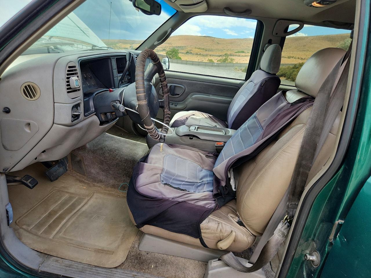 1999 Chevrolet Tahoe K1500 Зеленый vin: 1GNEK13R8XJ347491