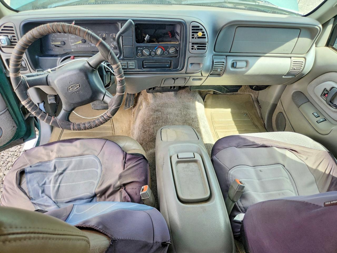 1999 Chevrolet Tahoe K1500 Зеленый vin: 1GNEK13R8XJ347491