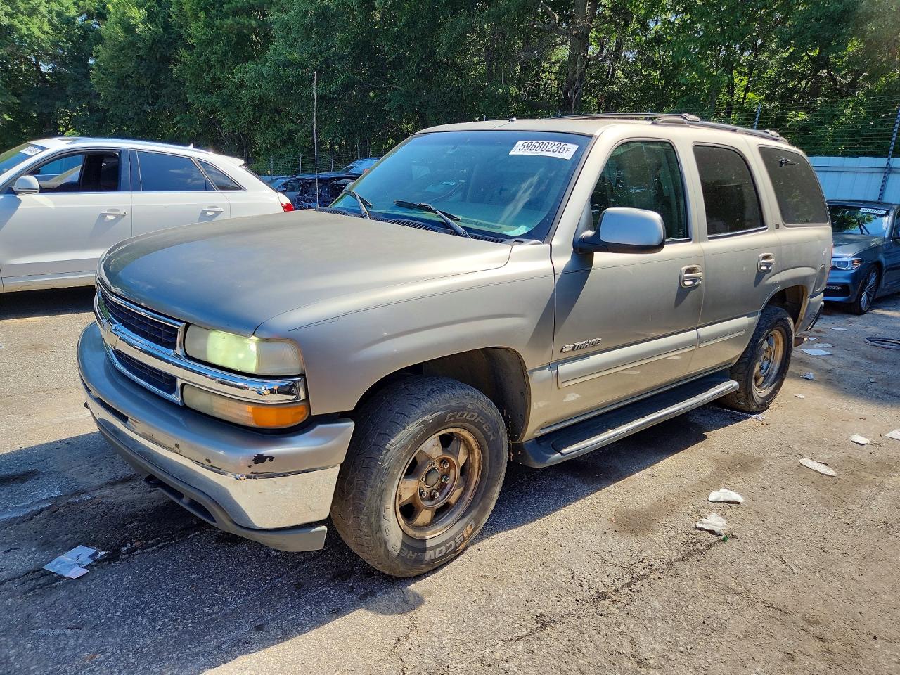 2001 Chevrolet Tahoe K1500 Silver vin: 1GNEK13T01R158435