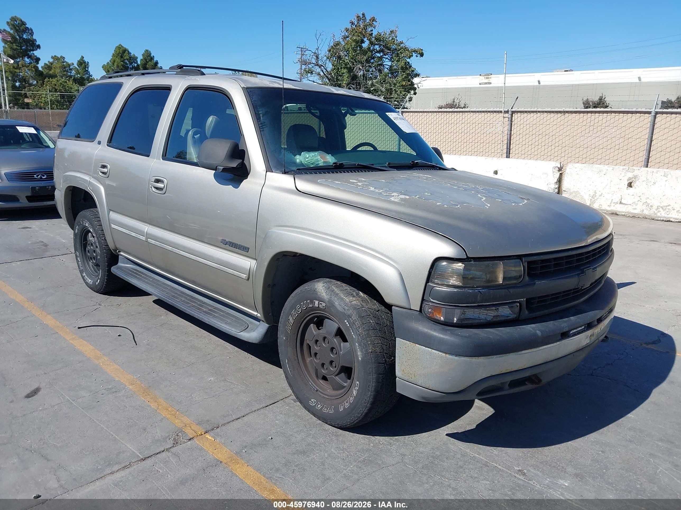 2002 Chevrolet Tahoe Lt Gold vin: 1GNEK13T02J165658