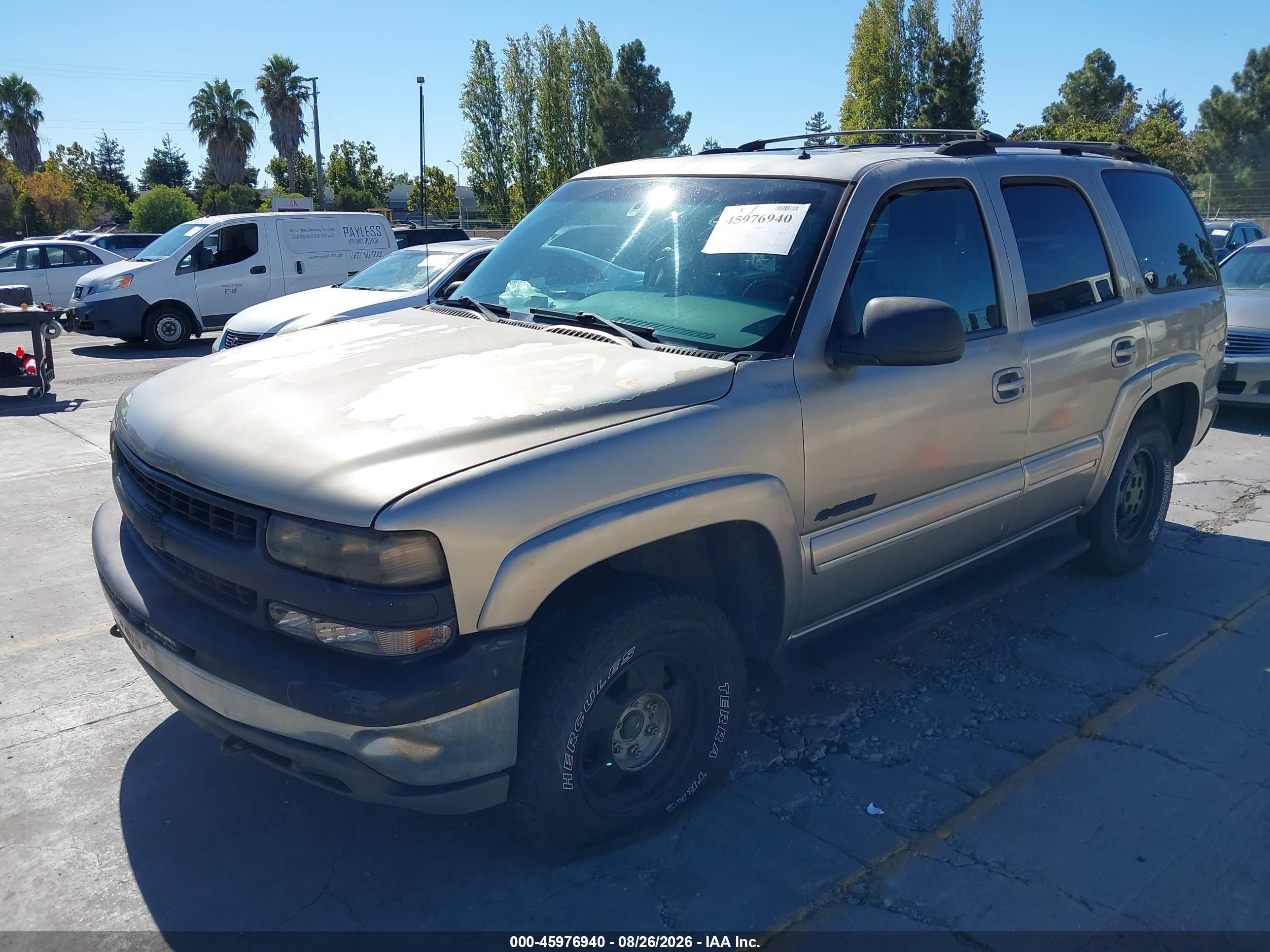 2002 Chevrolet Tahoe Lt Gold vin: 1GNEK13T02J165658