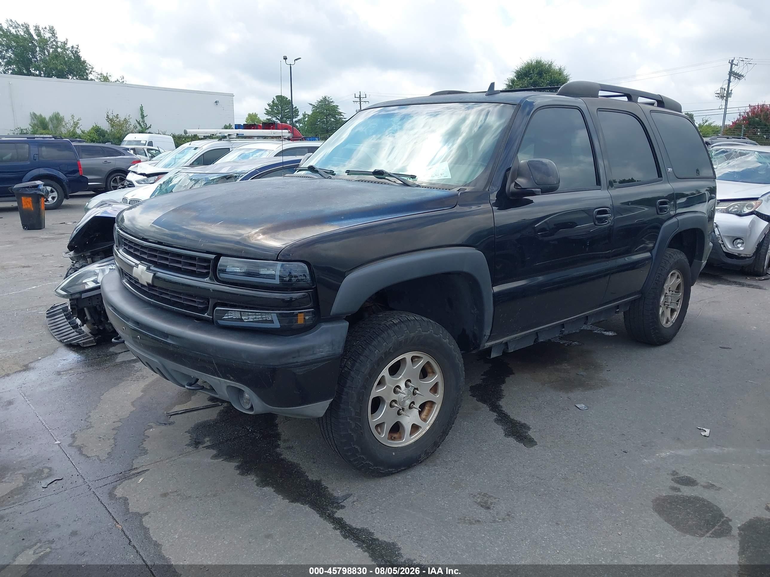 2006 Chevrolet Tahoe Z71 Black vin: 1GNEK13T06R116290