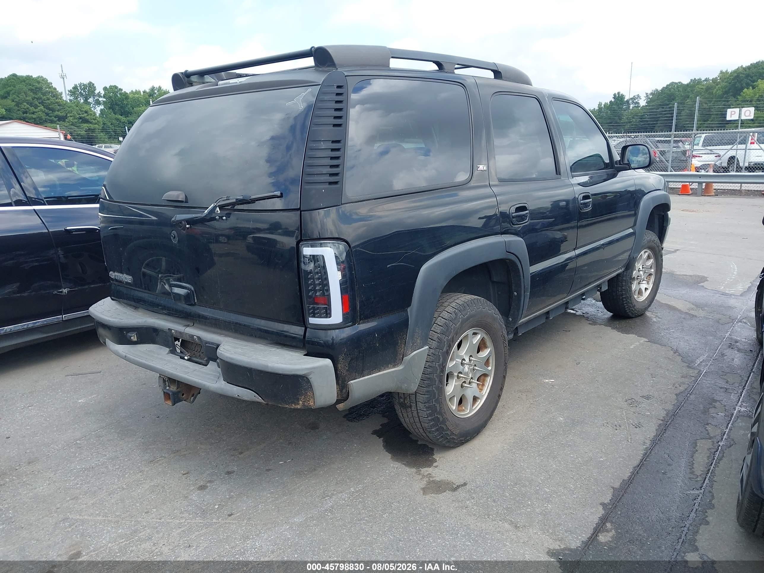 2006 Chevrolet Tahoe Z71 Black vin: 1GNEK13T06R116290