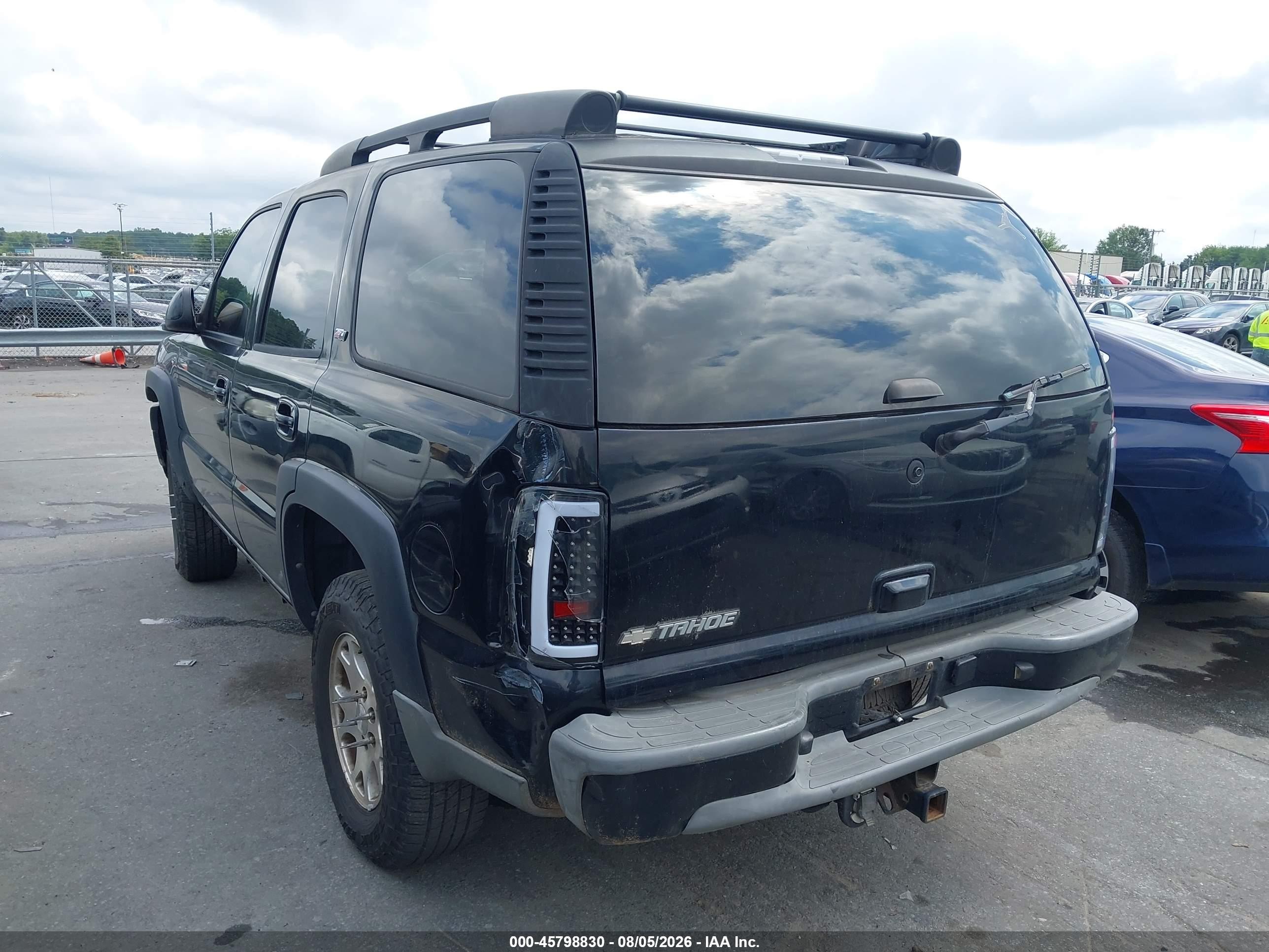 2006 Chevrolet Tahoe Z71 Black vin: 1GNEK13T06R116290