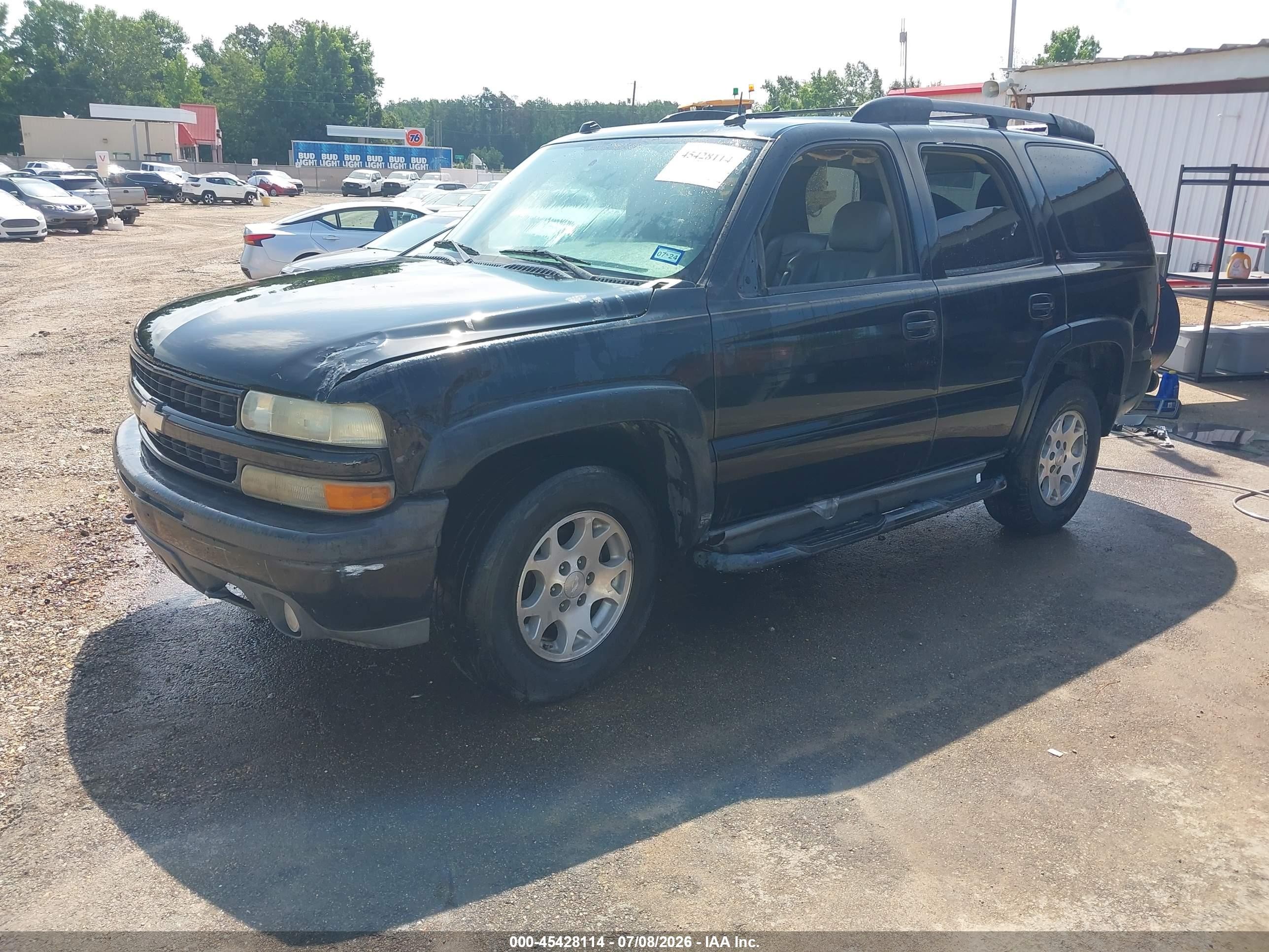 2004 Chevrolet Tahoe Z71 Black vin: 1GNEK13T14R169335