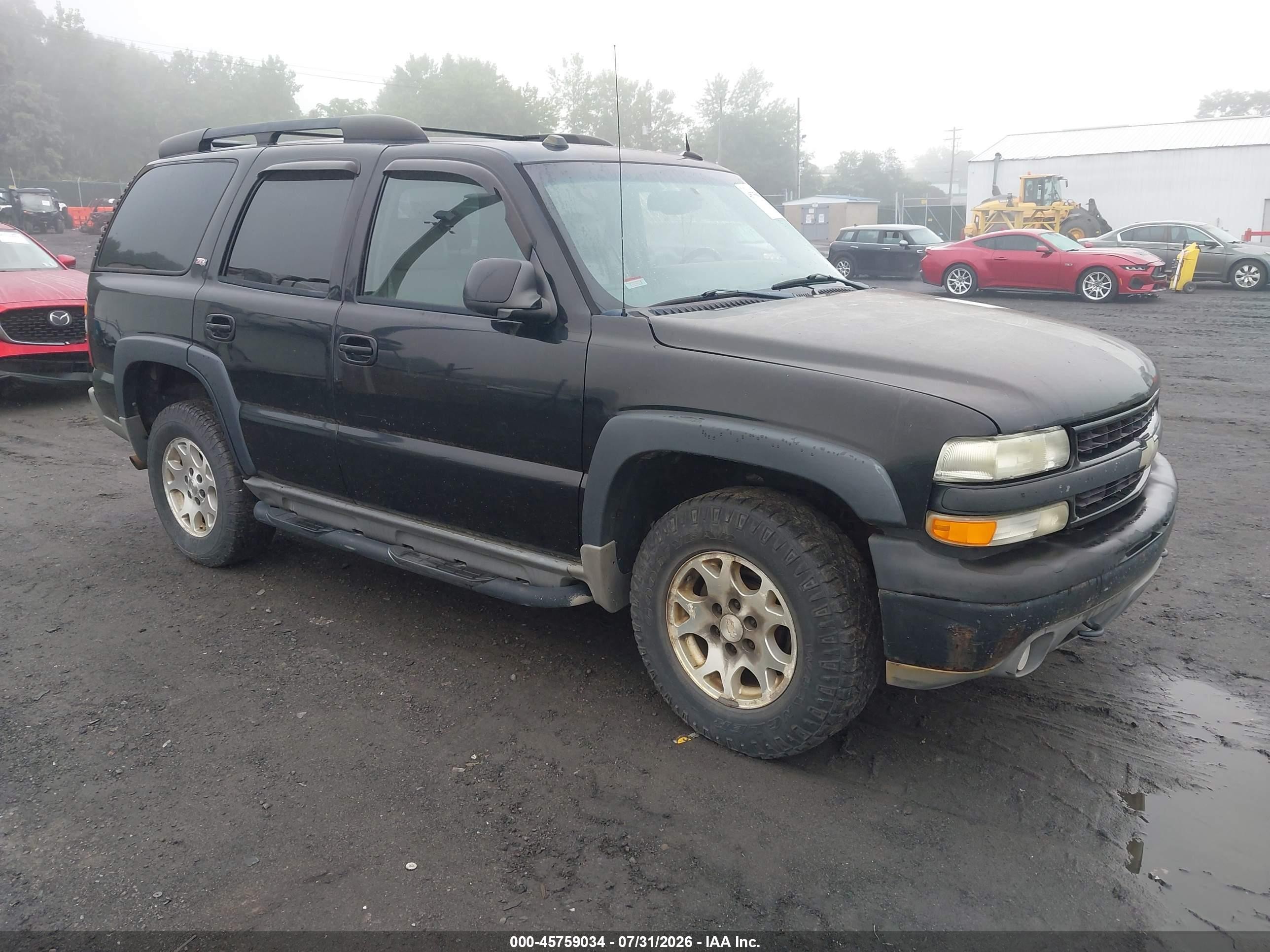 2005 Chevrolet Tahoe Z71 Черный vin: 1GNEK13T15R124641