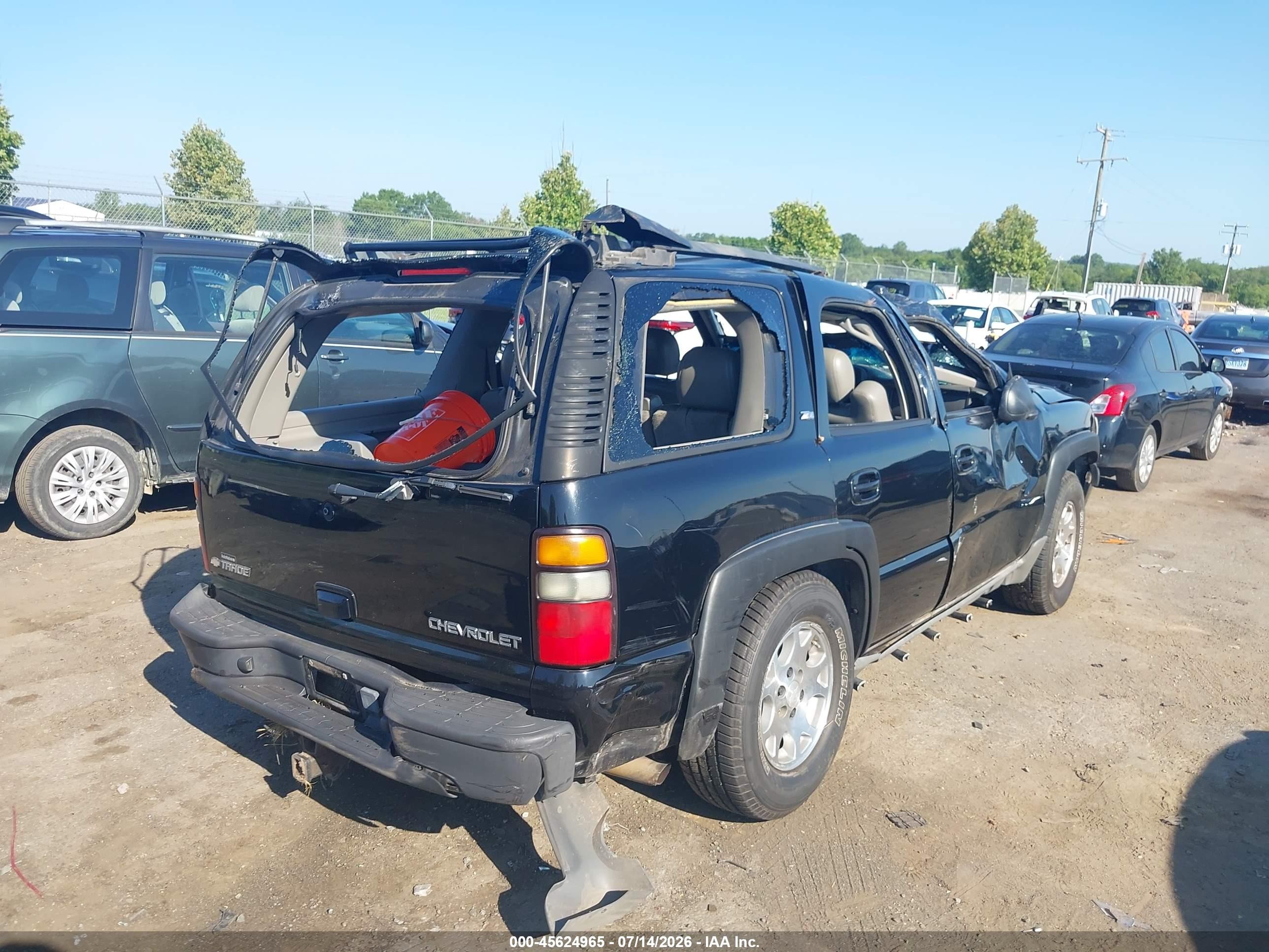 2005 Chevrolet Tahoe Z71 Черный vin: 1GNEK13T15R168932
